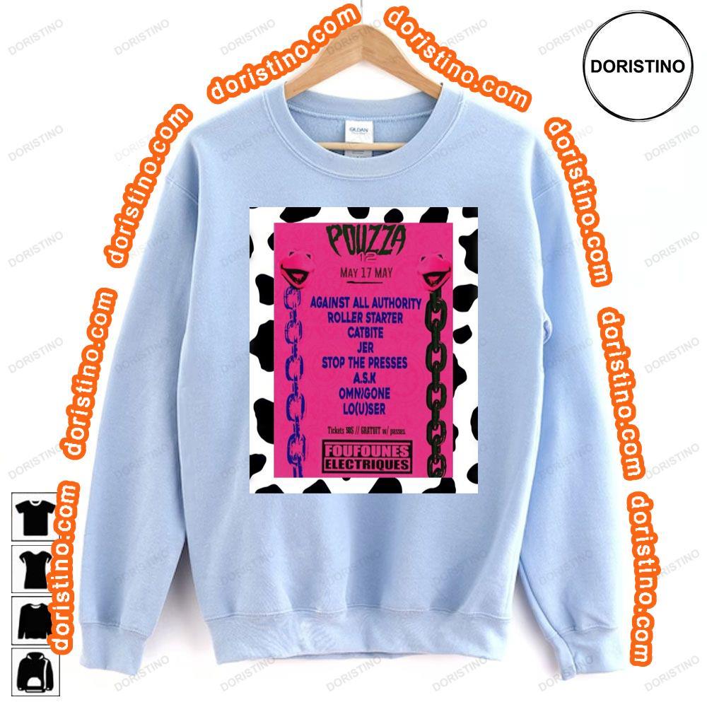 Pouzza 12 Against All Authority Roller Starter Awesome Shirt Pouzza 12 Against All Authority Roller Starter Awesome Shirt