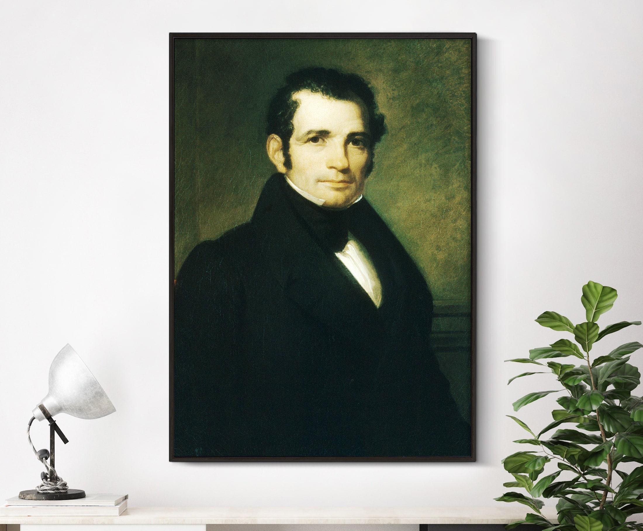 Asher Brown Durand Luman Reed 1835 Vintage Antique Portrait Decor Limited Edition Posters (No Frame)