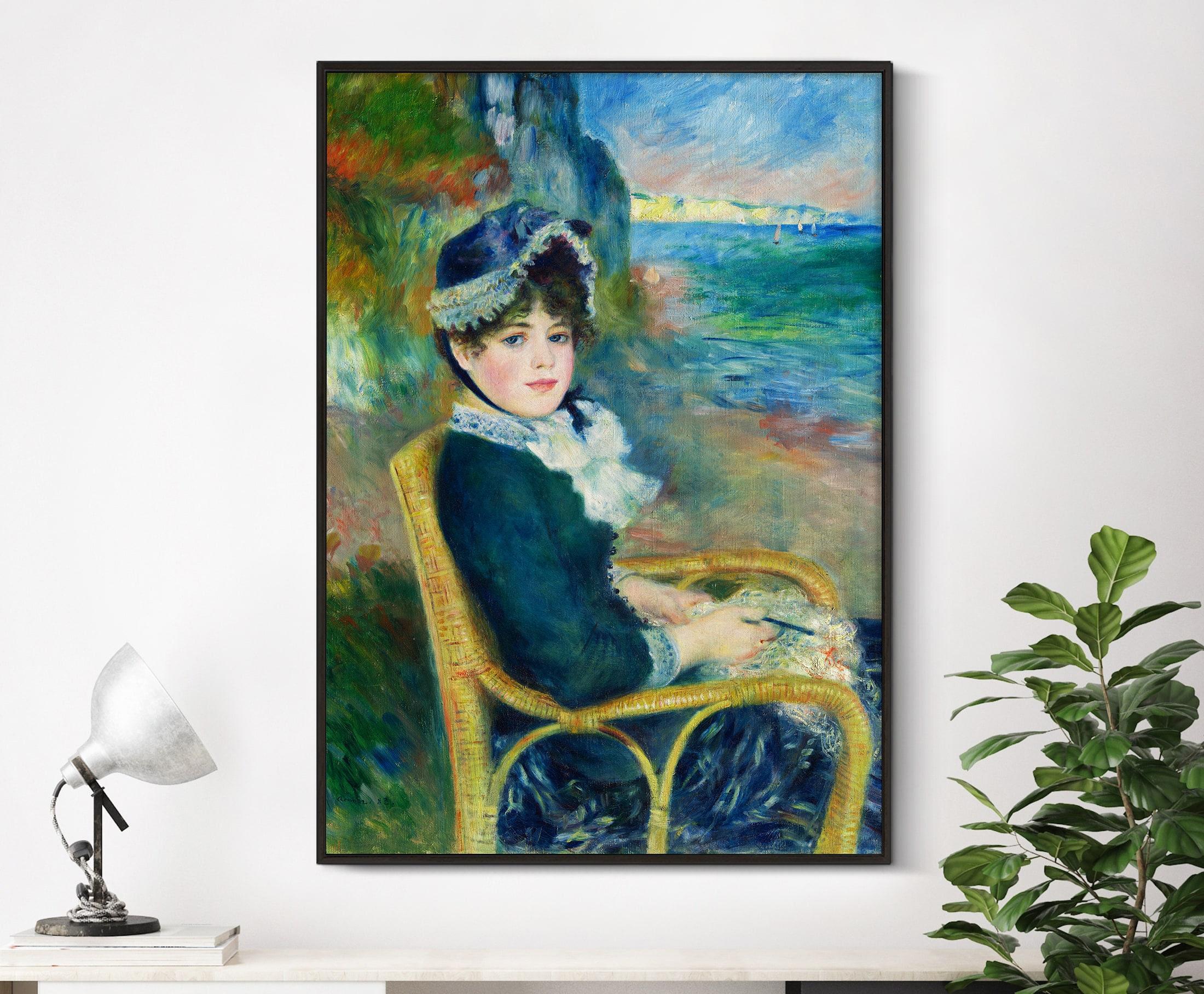 Auguste Renoir By The Seashore 1883 Vintage Antique Trending Style Poster (No Frame)