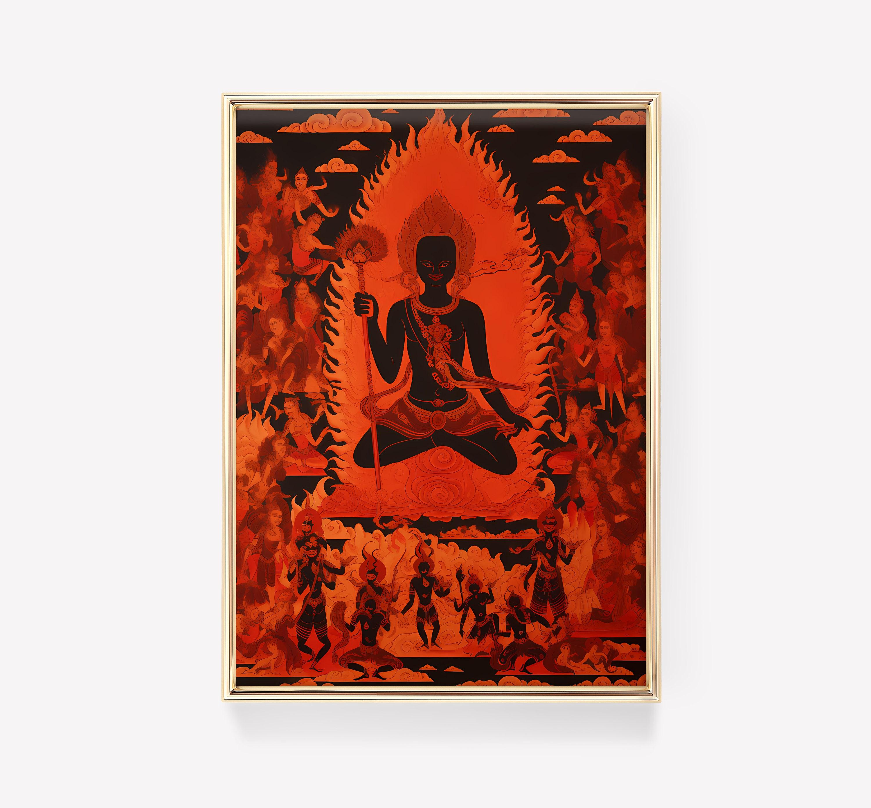 Buddhist Art 8 Awesome Poster (No Frame)