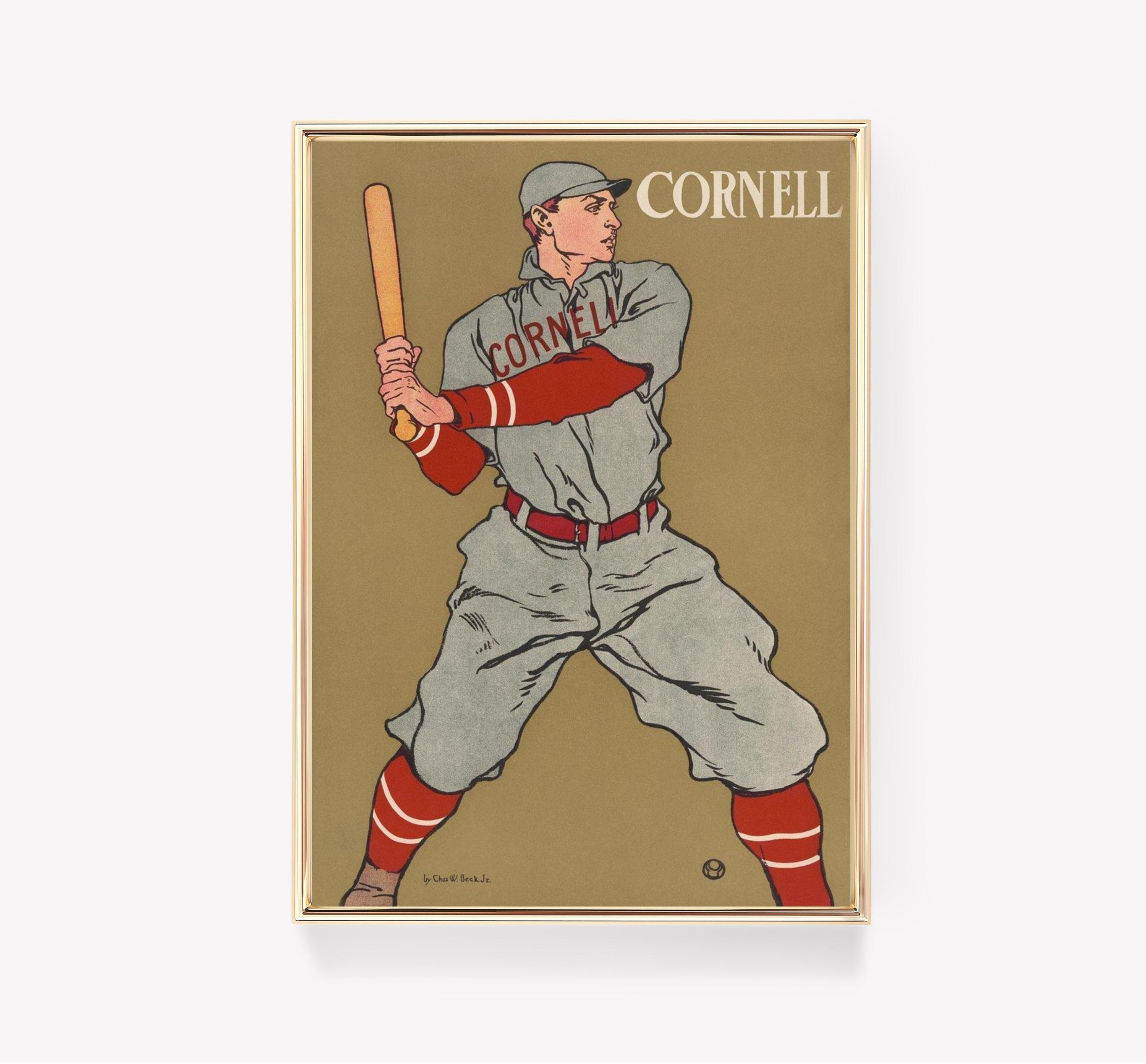 Charles W Beck Jr Cornell Baseball Sports Awesome Poster (No Frame)