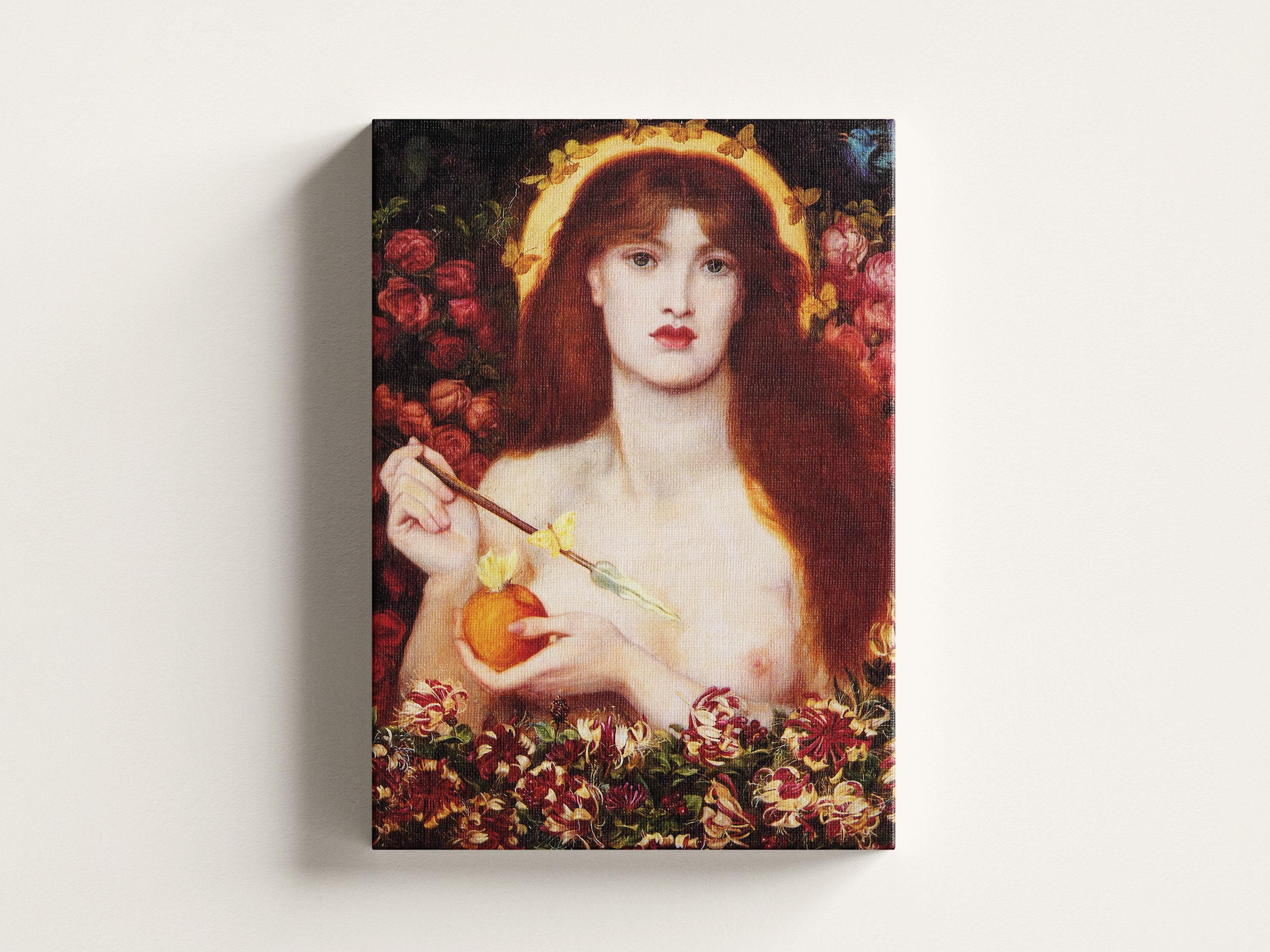 Dante Gabriel Rossetti Venus Verticordia 1868 Vintage Trending Style Poster (No Frame)