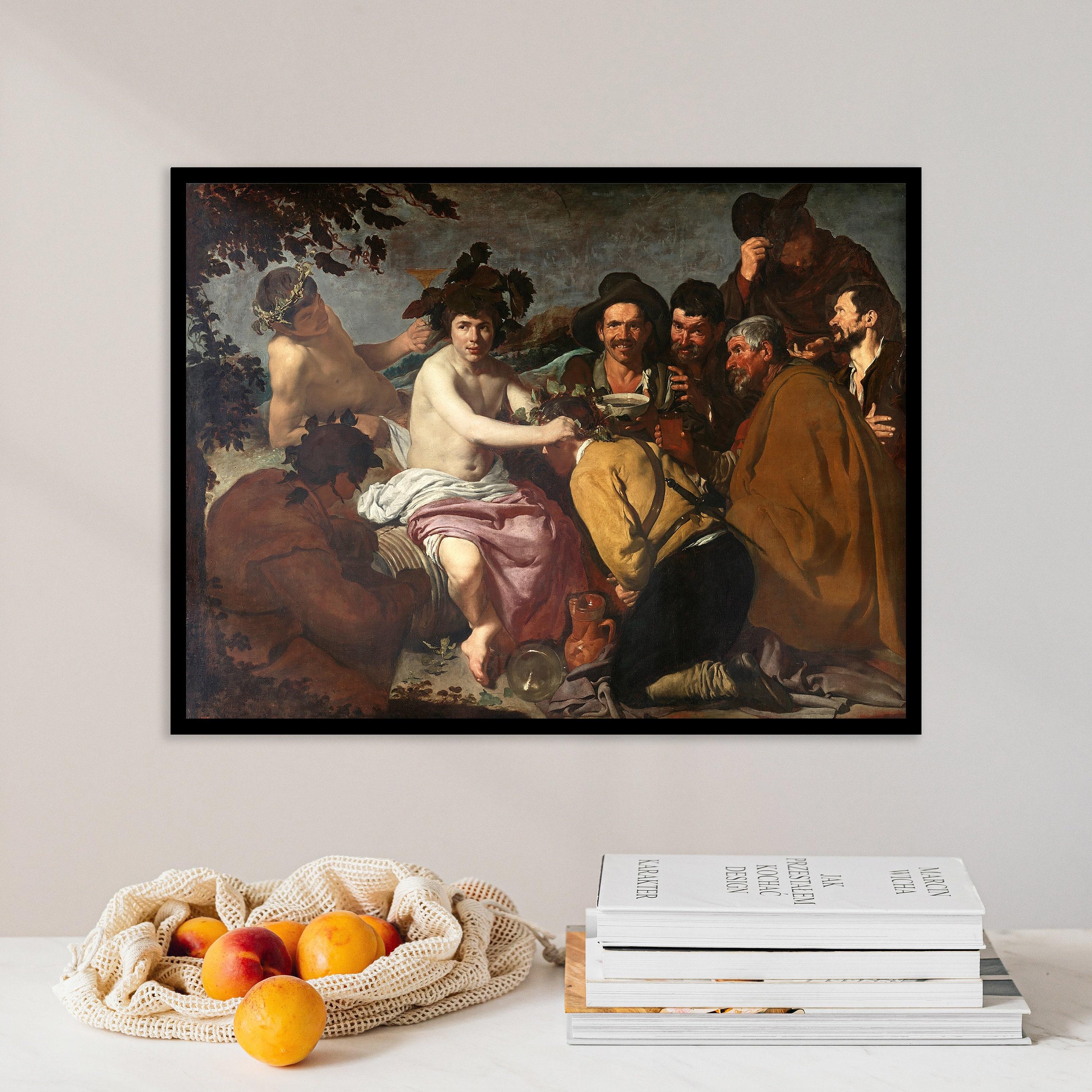 Diego Velazquez The Triumph Of Bacchus Los Borrachos 1629 Vintage Portrait Awesome Poster (No Frame)
