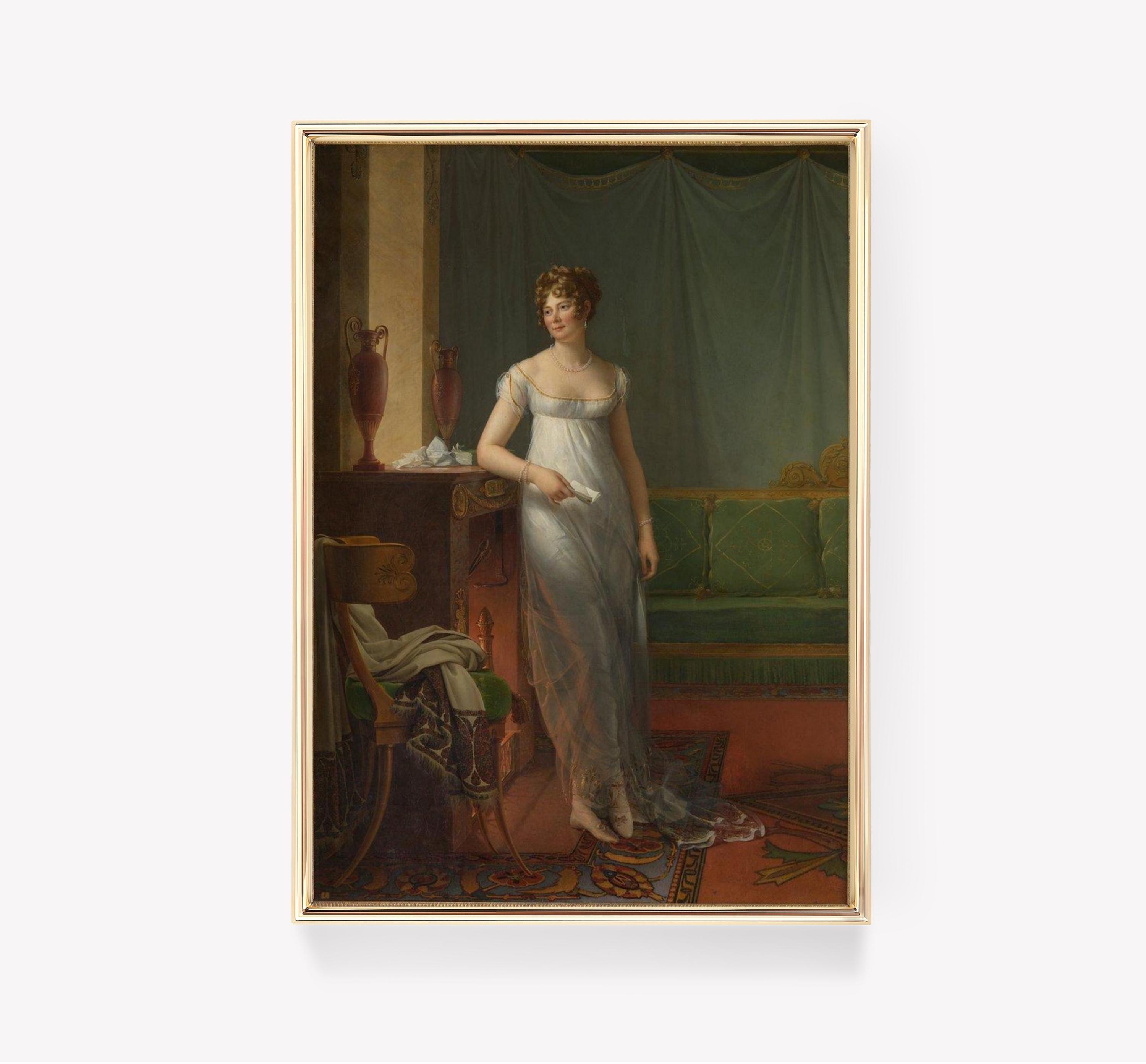 Elegant Lady Portrait Awesome Poster (No Frame)