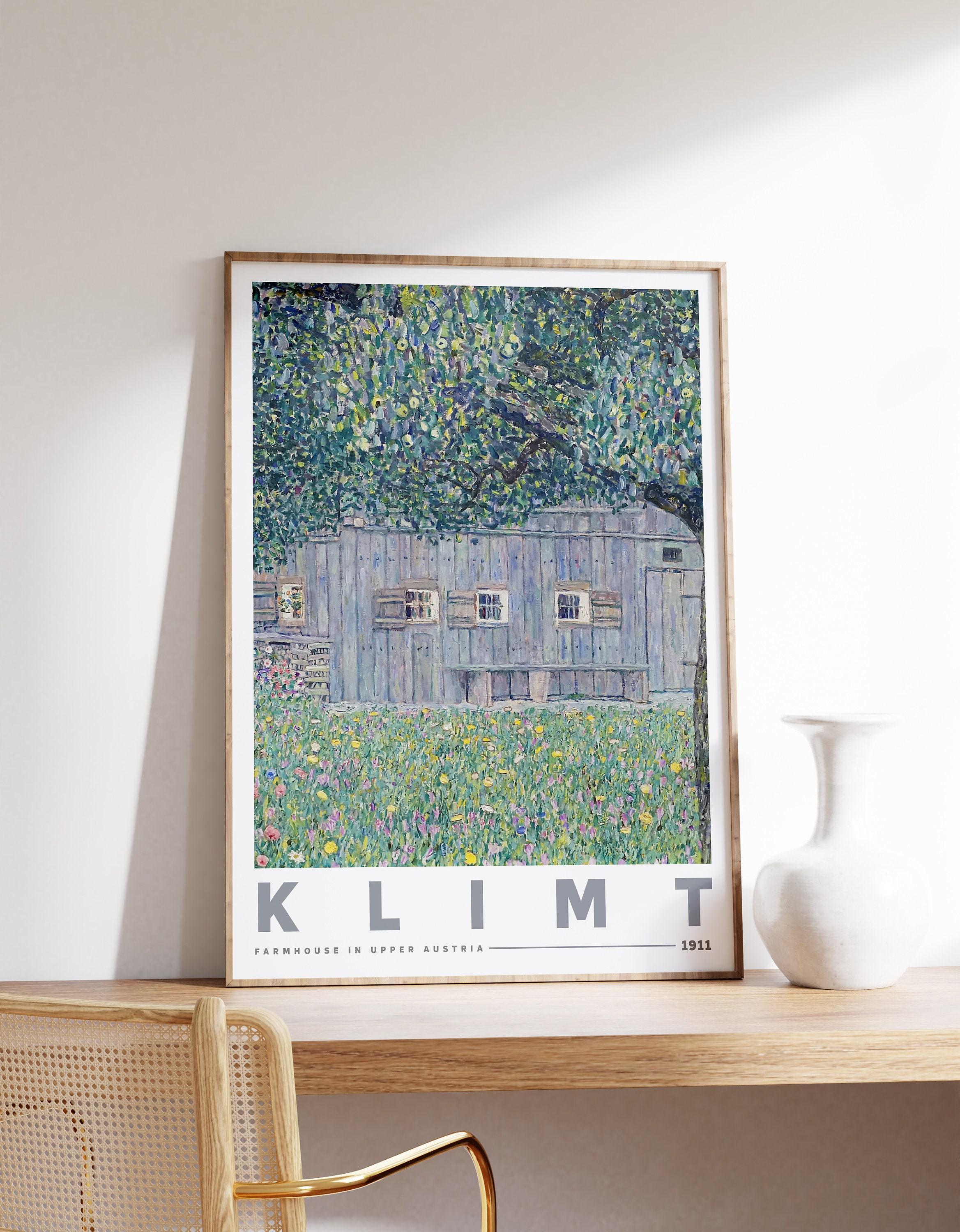 Farmhouse In Upper Austria By Gustav Klimt Exhibition Trending Style Poster (No Frame)