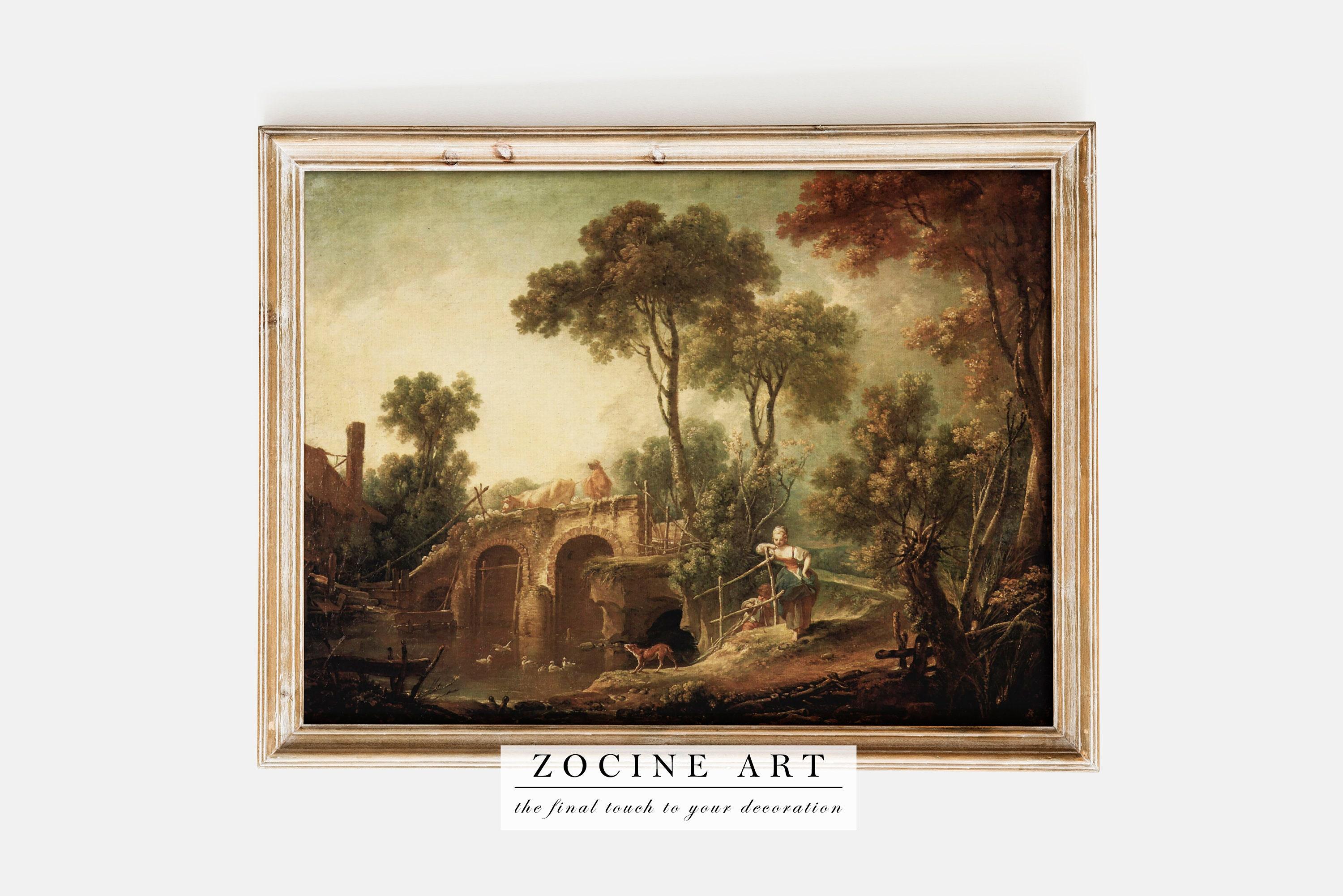 Francois Boucher The Bridge 1751 Limited Edition Posters (No Frame)