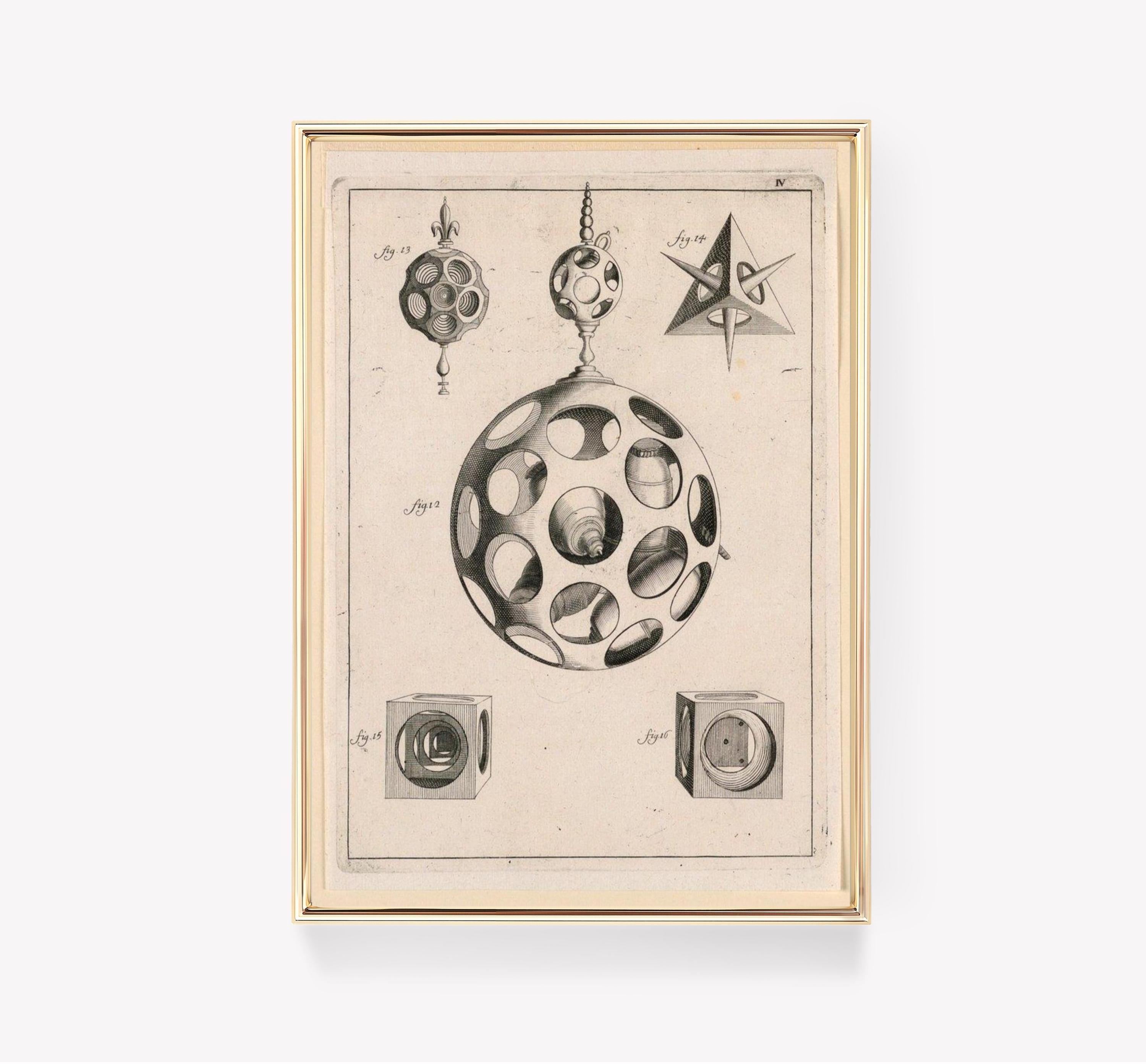 Geometria Et Perspectiva Lorenz Stoer Art Vintage Awesome Poster (No Frame)