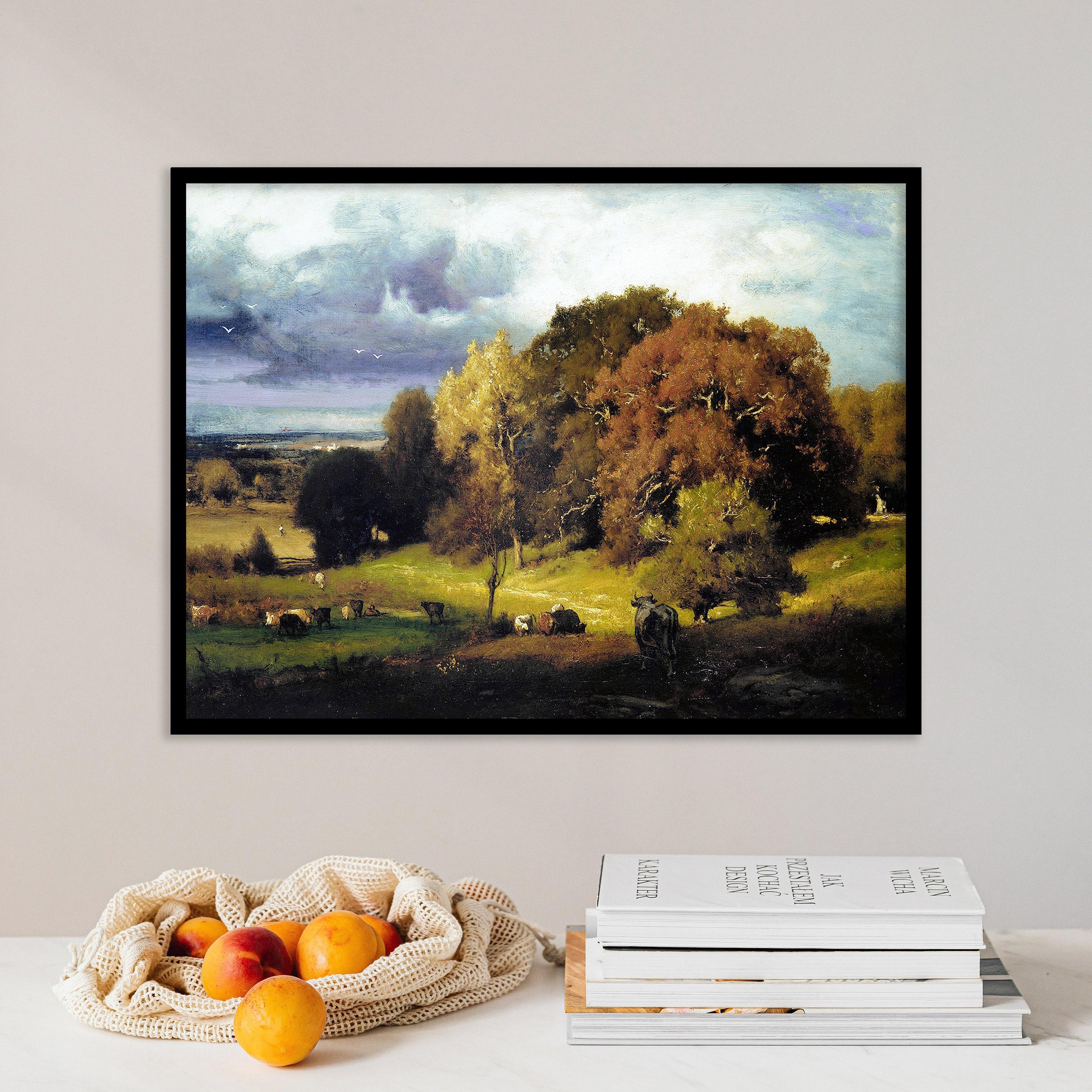 George Inness Autumn Oaks 1878 Trending Style Poster (No Frame)