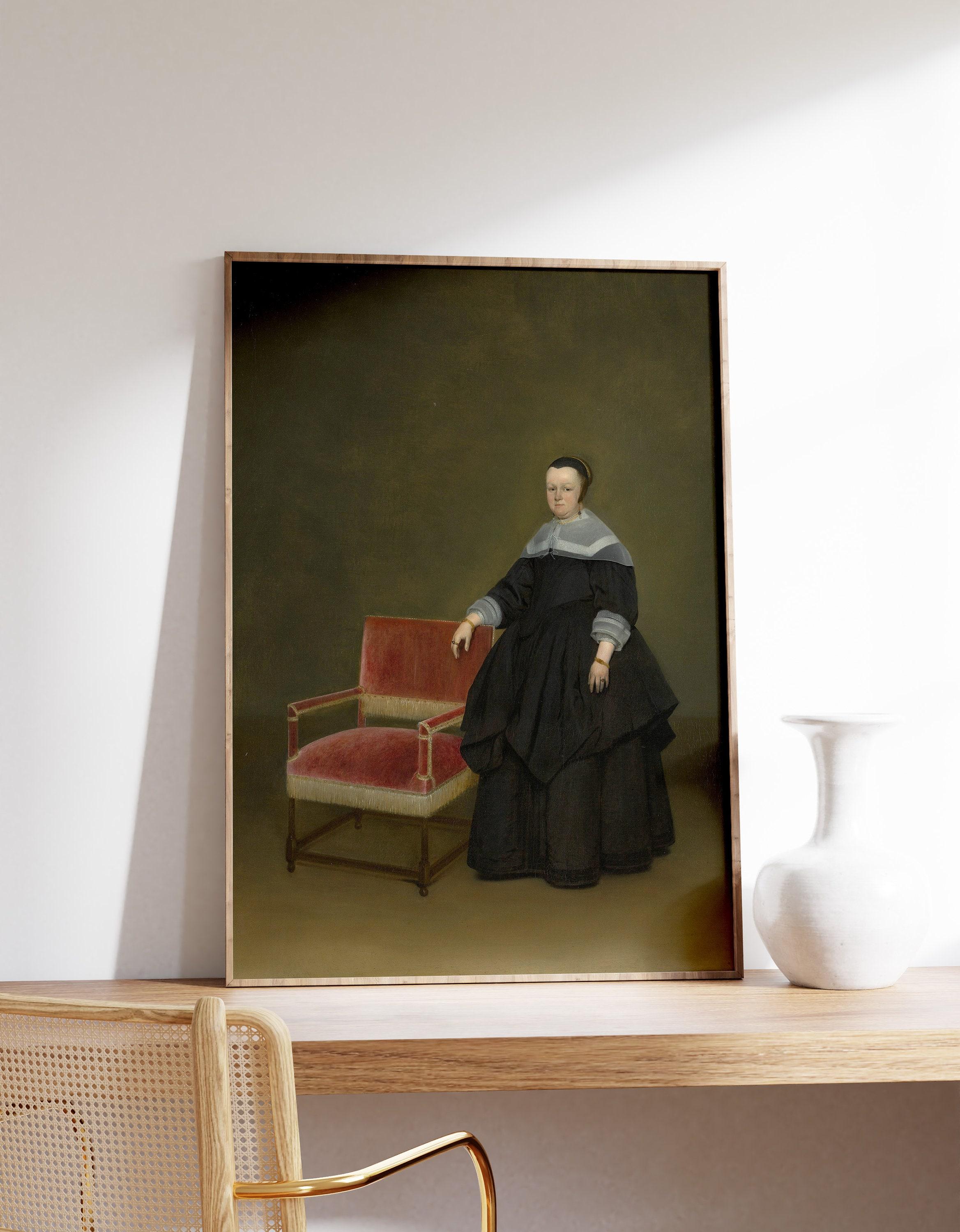 Gerard Ter Borch The Younger Margaretha Van Haexbergen 1666 Vintage Limited Edition Posters (No Frame)