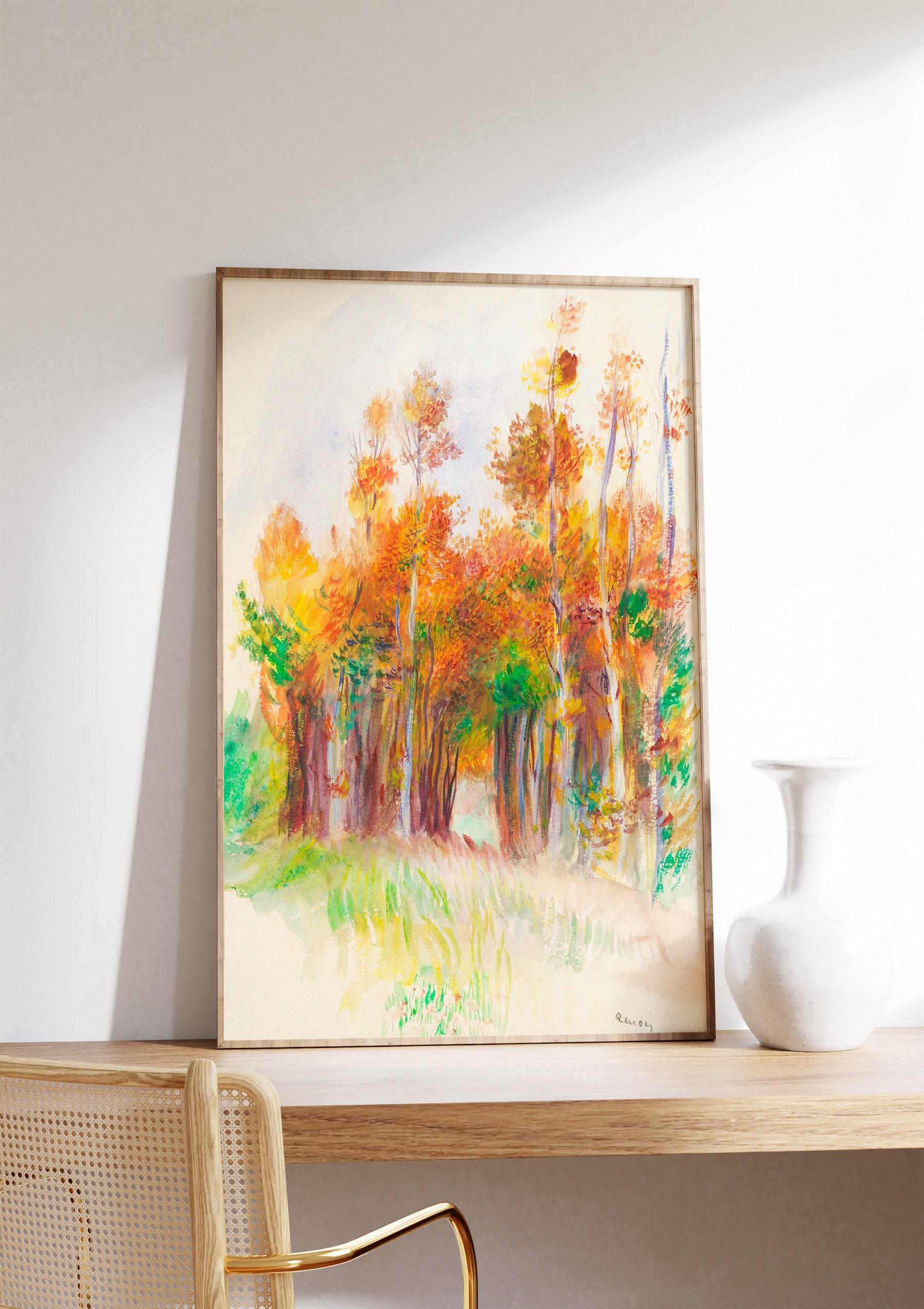 Grove Of Trees By Pierre Auguste Renoir Fine Art Trending Style Poster (No Frame)