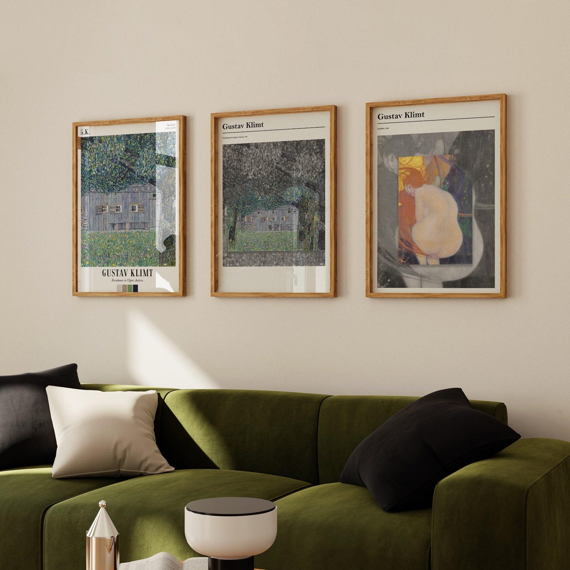 Gustav Klimt Set Of 3 42 Awesome Poster (No Frame)