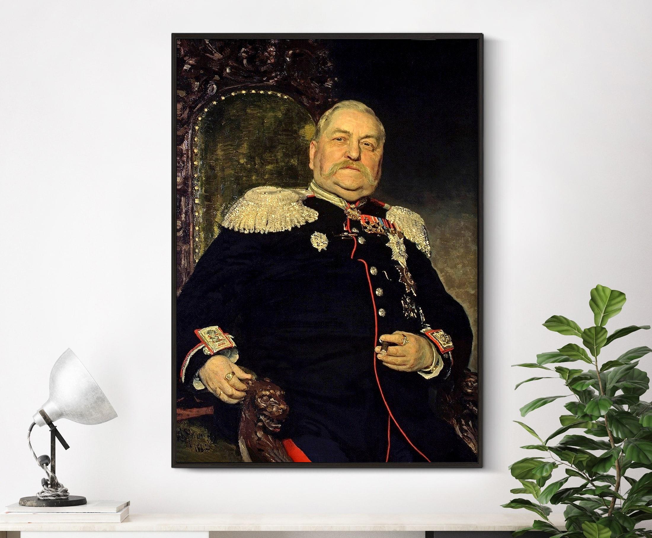 Ilya Repin Andrei Ivanovich Delvig 1882 Vintage Man Military Portrait Trending Style Poster (No Frame)