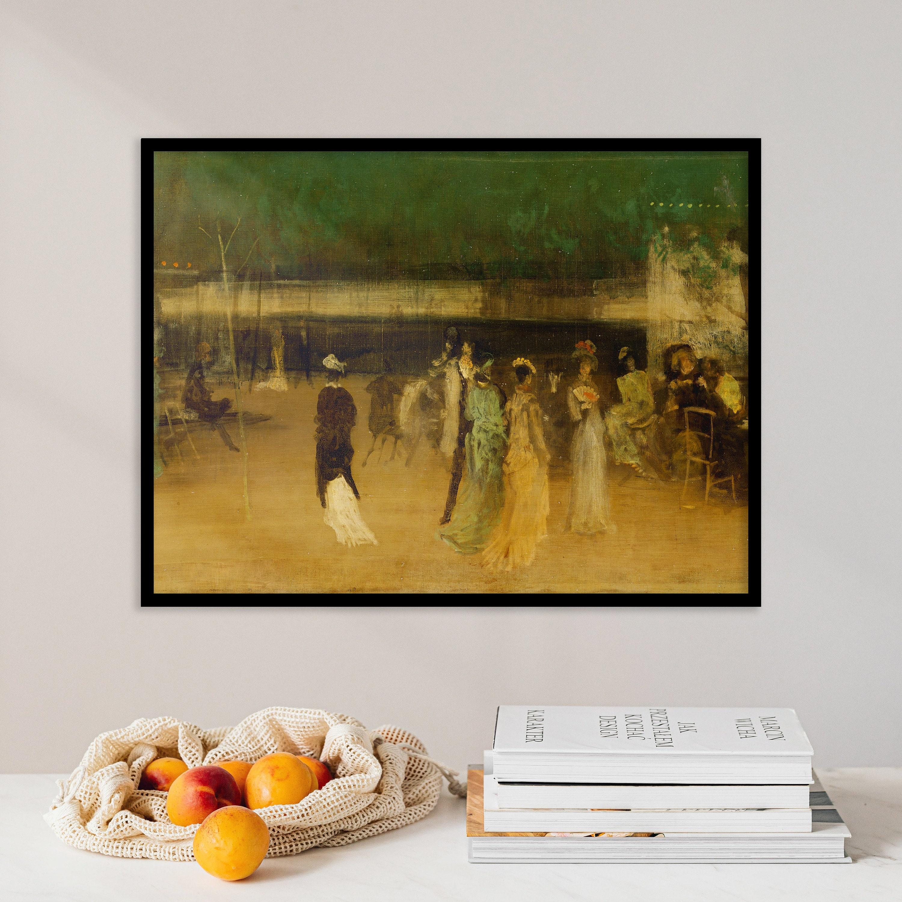 James Mcneill Whistler Cremorne Gardens 1870 Antique Awesome Poster (No Frame)