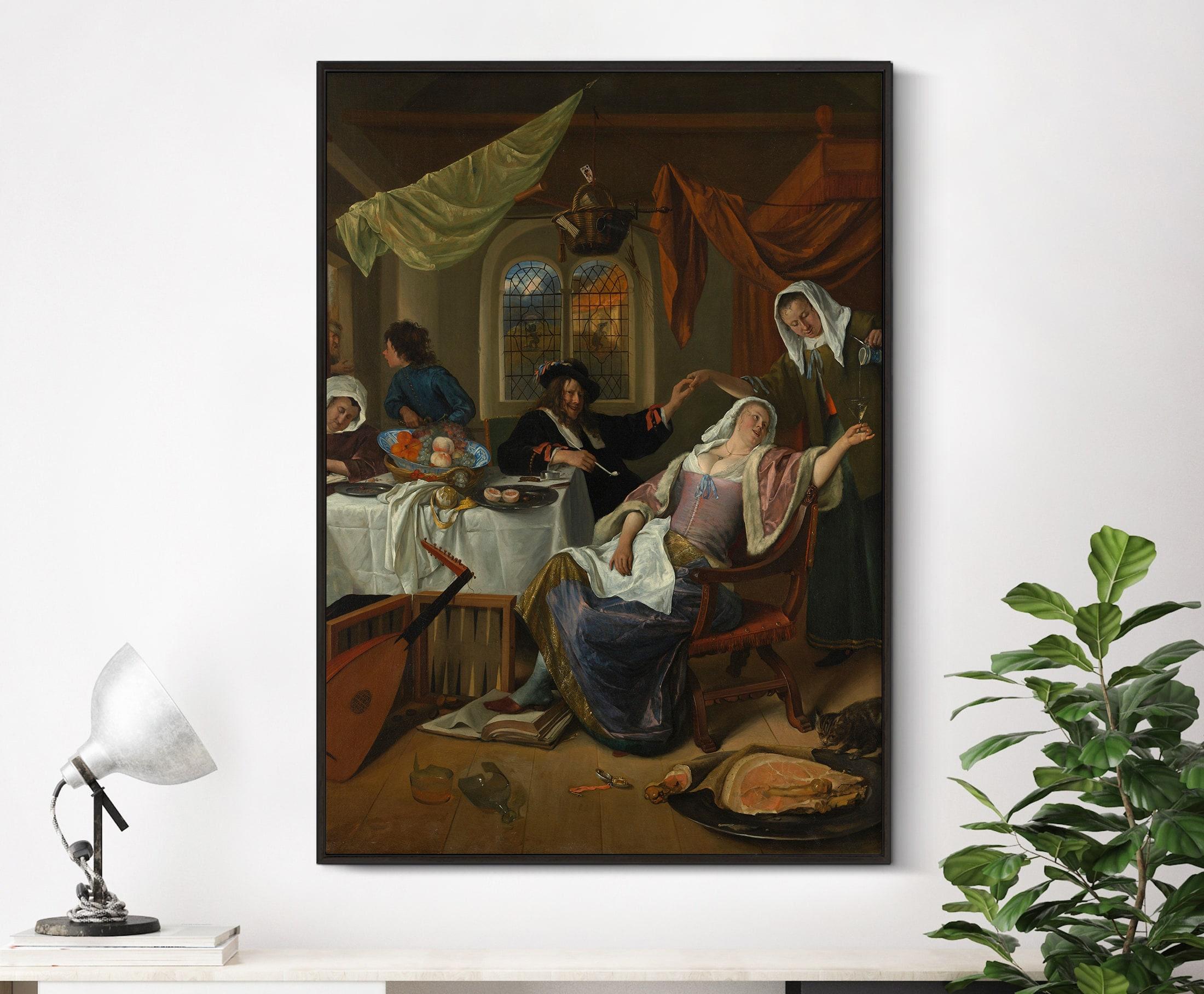 Jan Sn The Dissolute Household 1663 Home Decor Limited Edition Posters (No Frame)