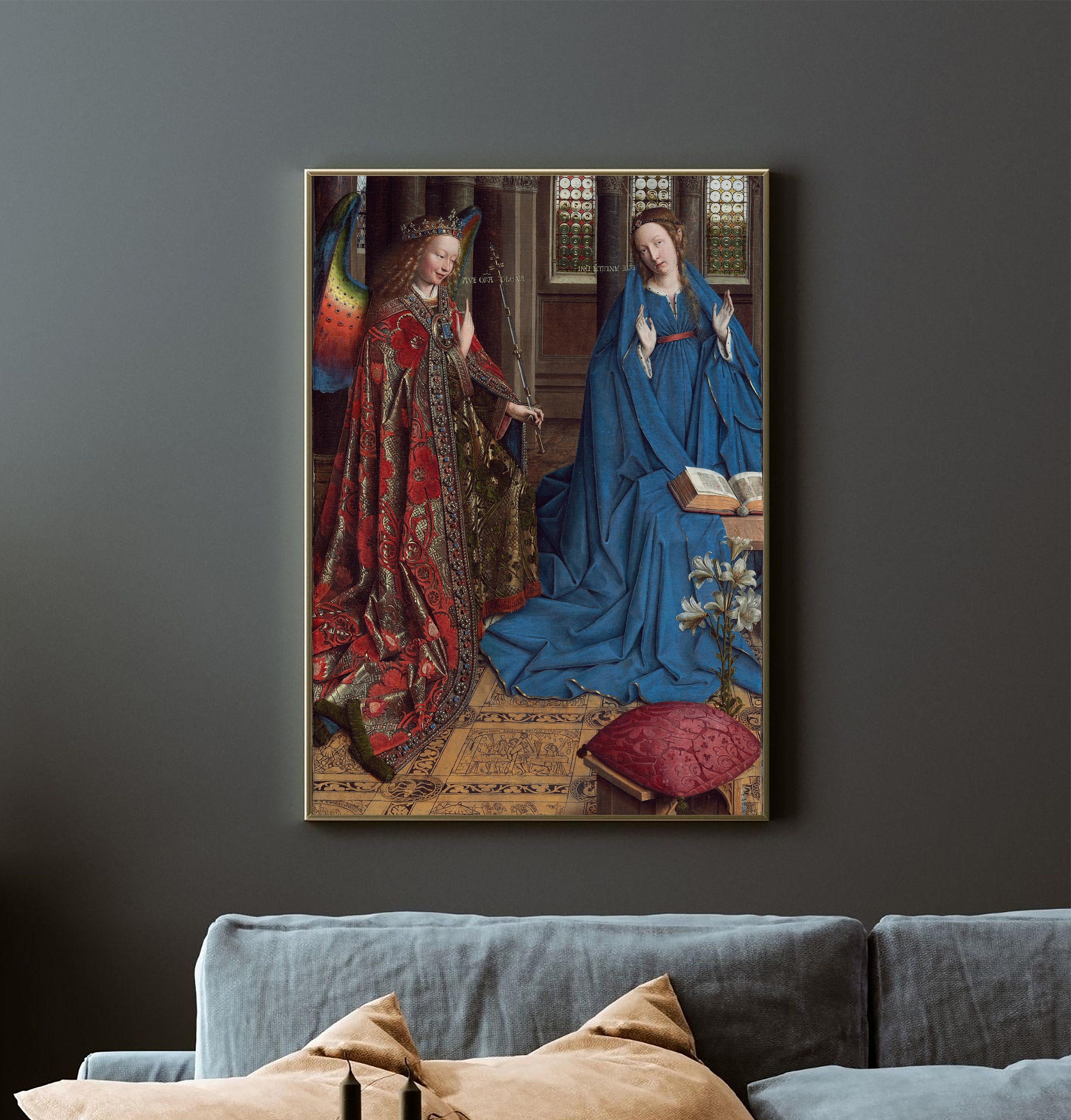 Jan Van Eyck The Annunciation 1436 Limited Edition Posters (No Frame)