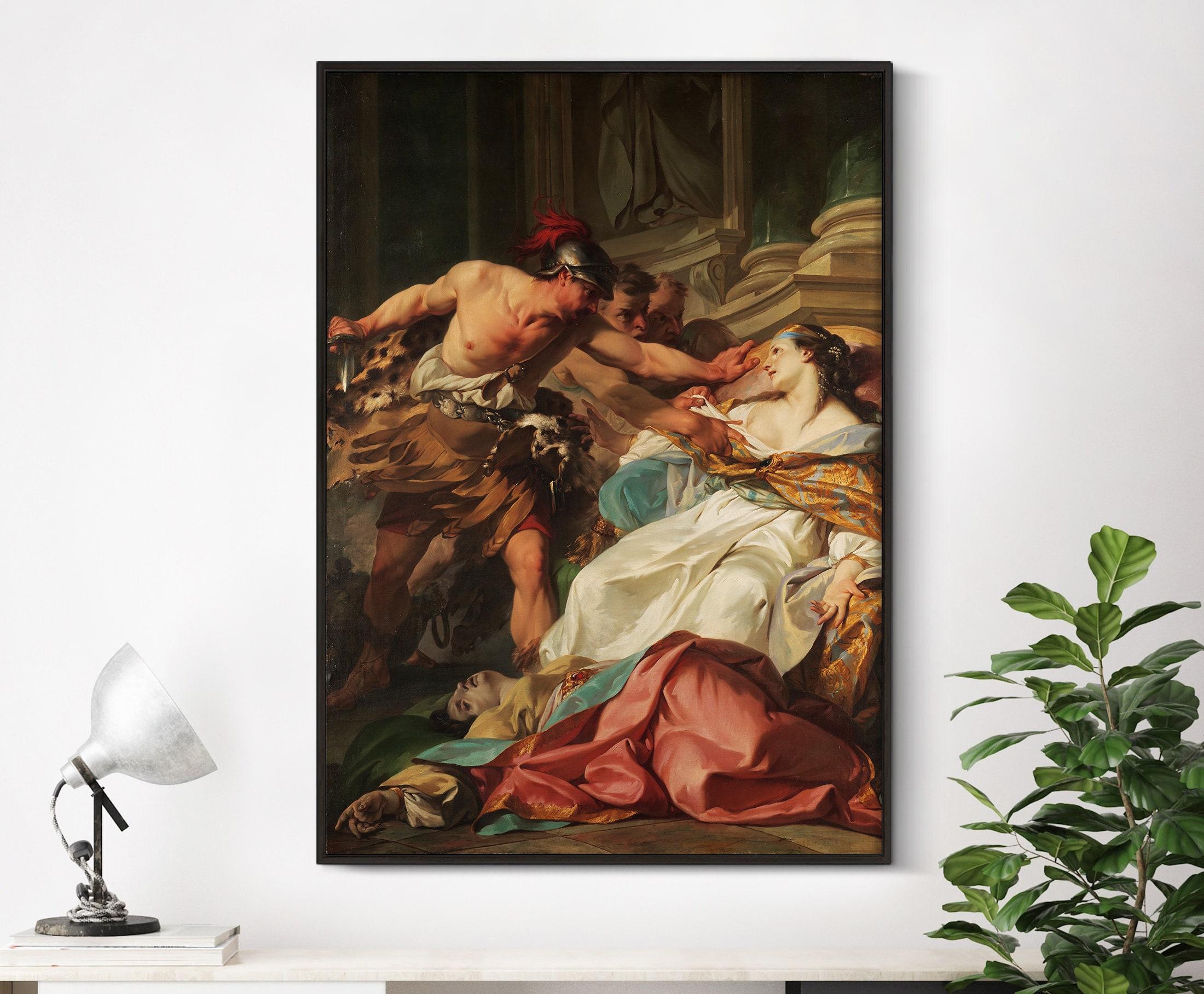 Jean Baptiste Marie Pierre The Death Of Harmonia 1740 Limited Edition Posters (No Frame)