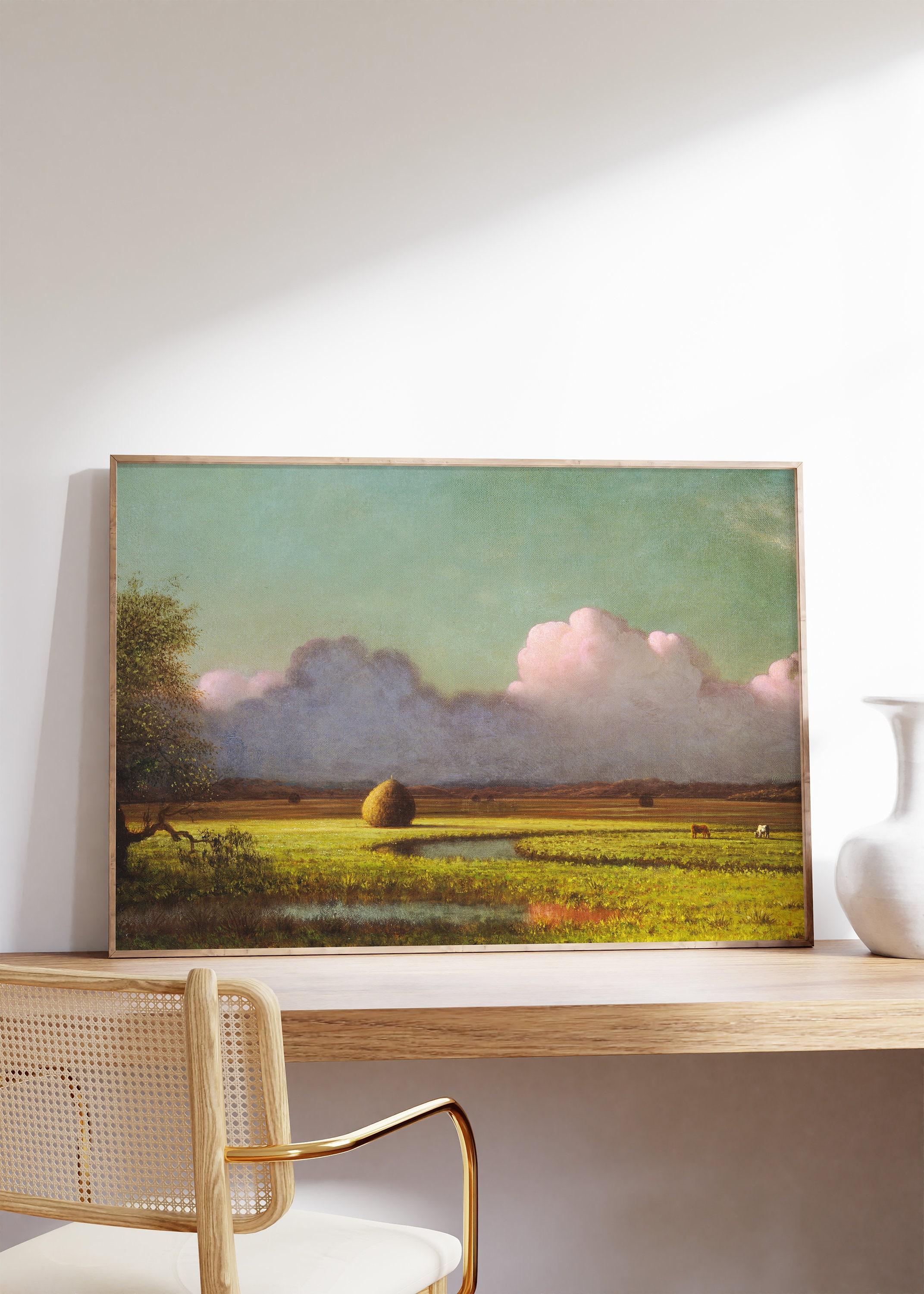 Martin Johnson Heade Sunlight And Shadow The Newbury Marshes 1871 Vintage Trending Style Poster (No Frame) Martin Johnson Heade Sunlight And Shadow The Newbury Marshes 1871 Vintage Trending Style Poster (No Frame)