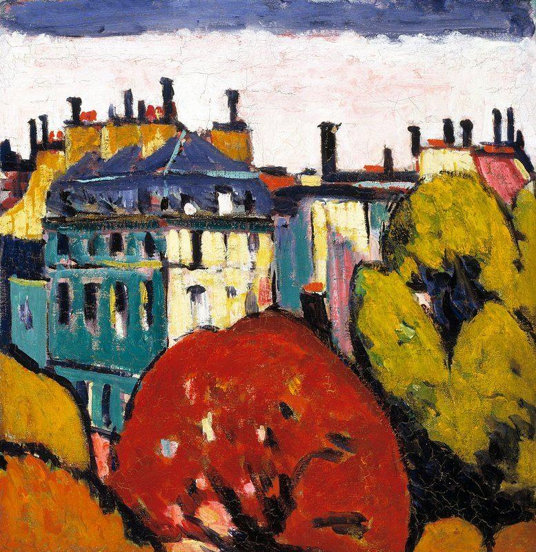 Maurice De Vlaminck Houses Chatou Vintage Awesome Poster (No Frame) Maurice De Vlaminck Houses Chatou Vintage Awesome Poster (No Frame)
