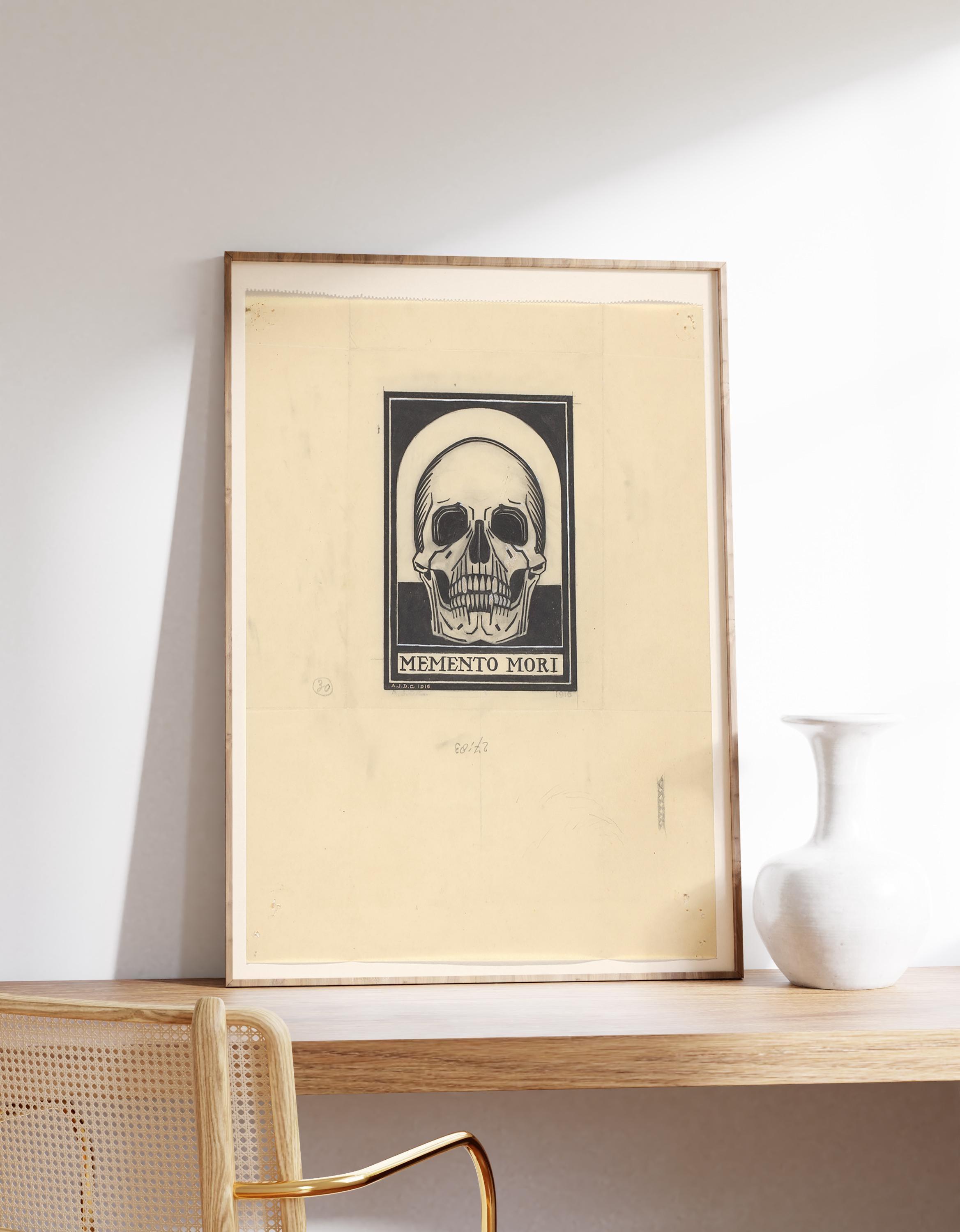Memento Mori Gothic Skull Art Vintage Awesome Poster (No Frame) Memento Mori Gothic Skull Art Vintage Awesome Poster (No Frame)