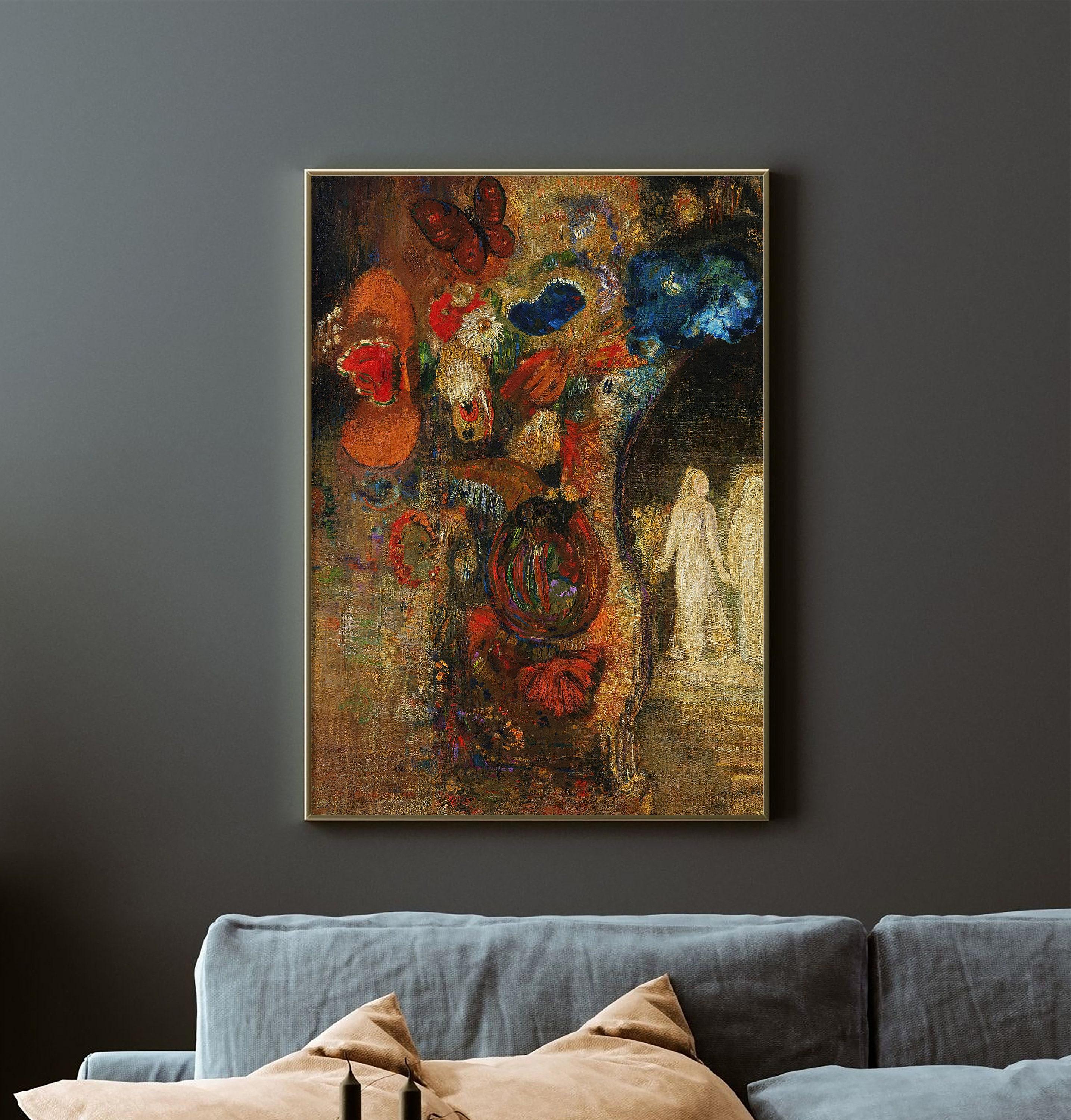 Odilon Redon Apparition 1905 Vintage Antique Farmhouse Awesome Poster (No Frame) Odilon Redon Apparition 1905 Vintage Antique Farmhouse Awesome Poster (No Frame)