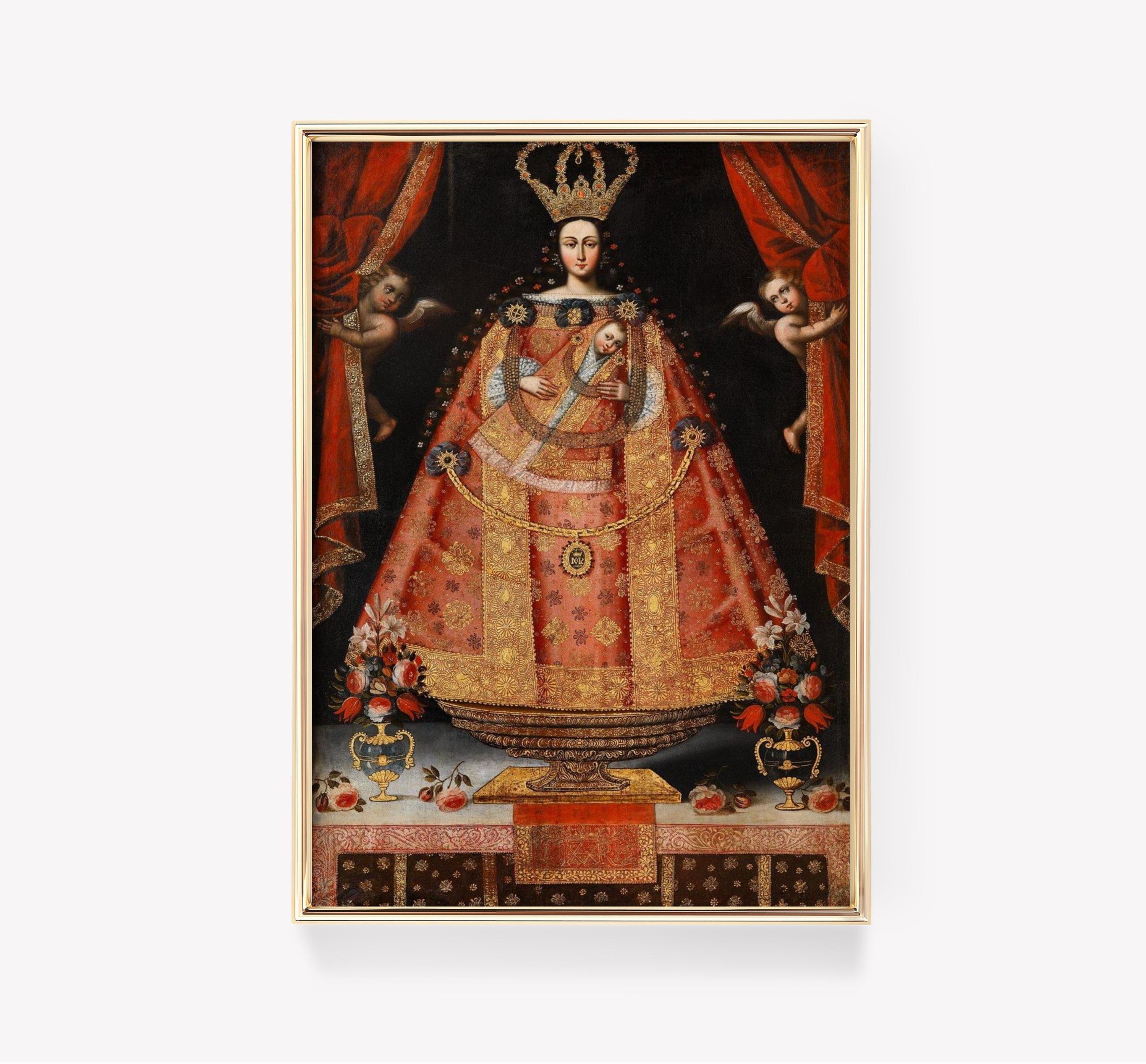 Our Lady Of The Rosary Pomata Religious Art Catholic Awesome Poster (No Frame) Our Lady Of The Rosary Pomata Religious Art Catholic Awesome Poster (No Frame)