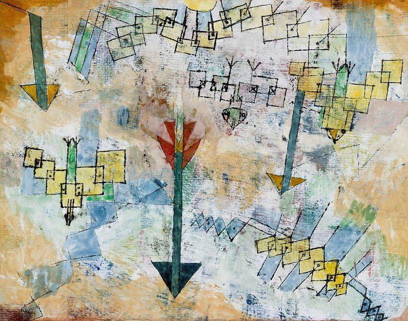 Paul Klee Flower Myth Vintage Limited Edition Posters (No Frame) Paul Klee Flower Myth Vintage Limited Edition Posters (No Frame)