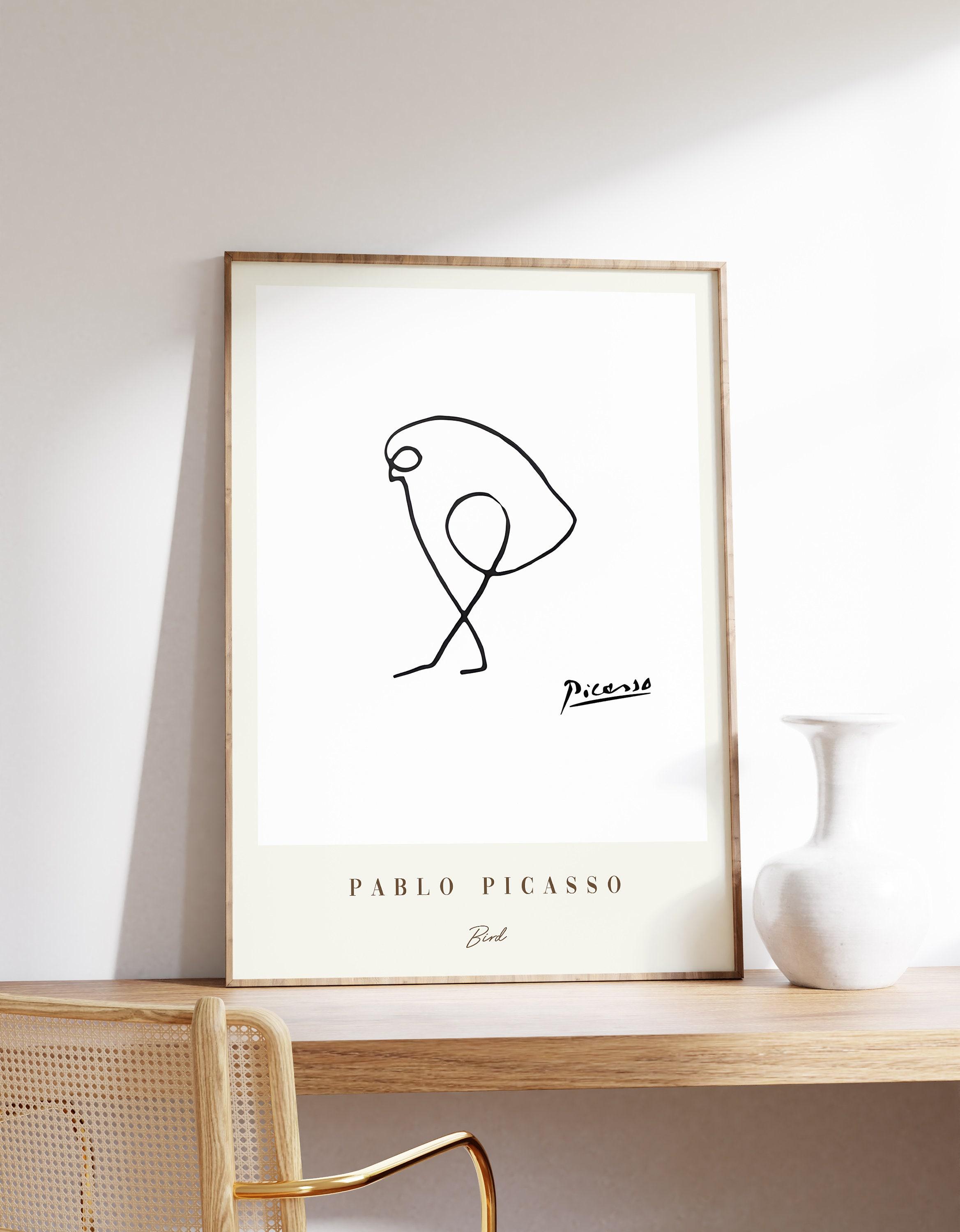 Picasso Bird Line Art 2 Trending Style Poster (No Frame) Picasso Bird Line Art 2 Trending Style Poster (No Frame)