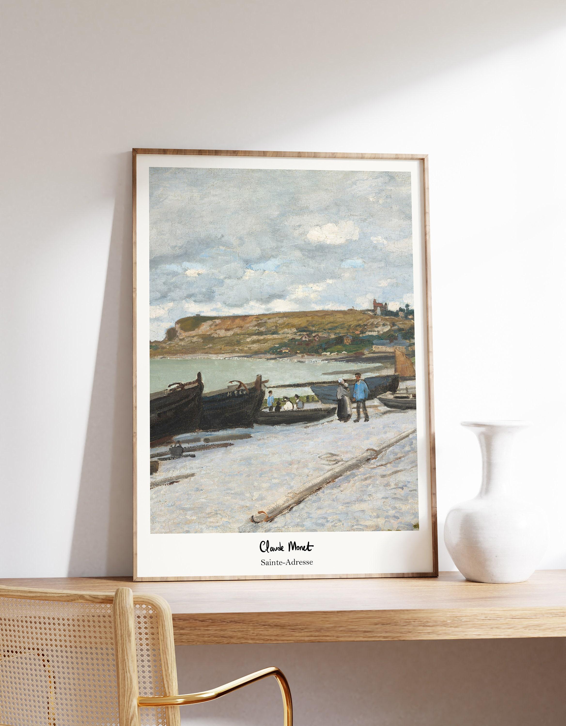 Sainte Adresse By Claude Monet Exhibition Awesome Poster (No Frame) Sainte Adresse By Claude Monet Exhibition Awesome Poster (No Frame)