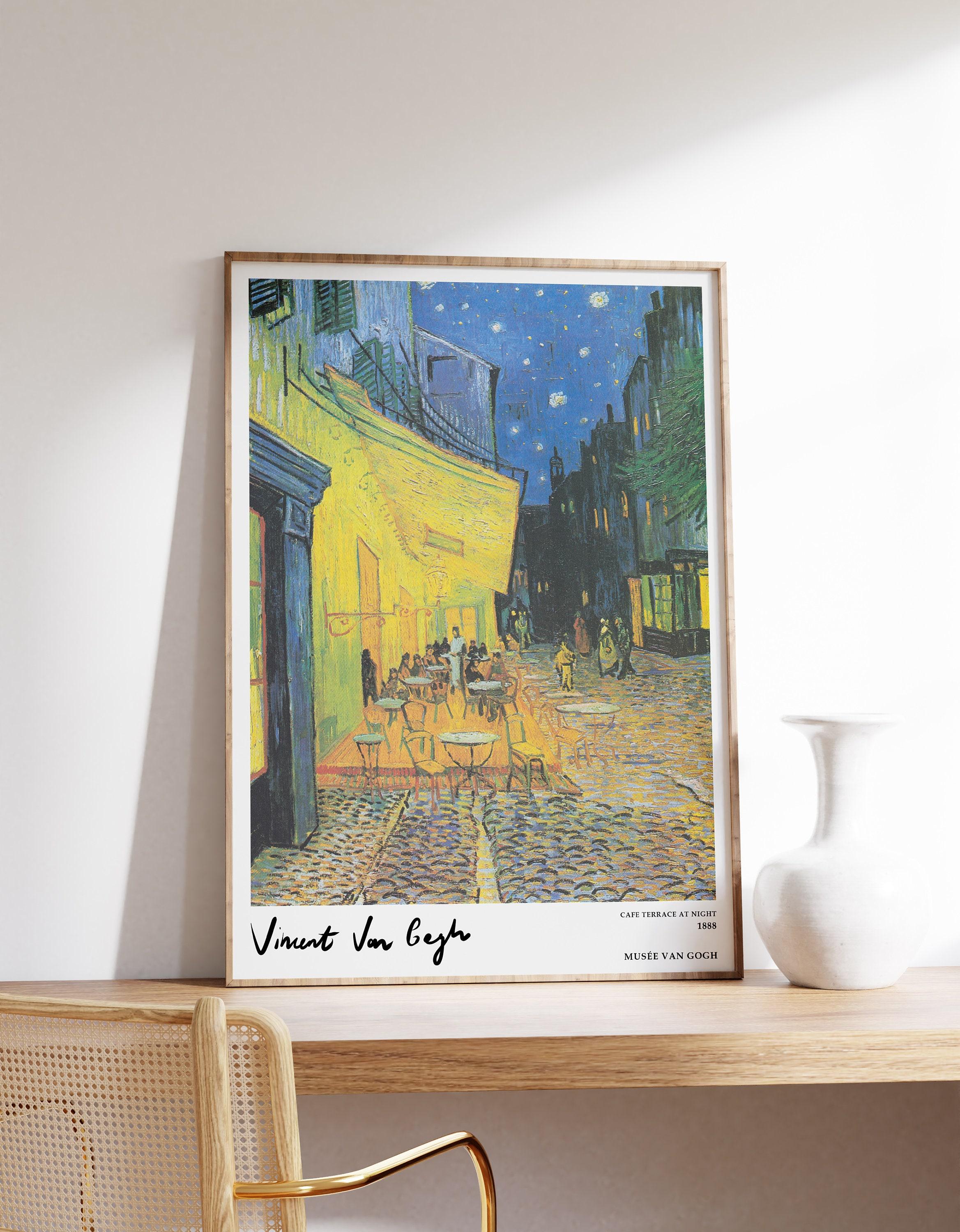 Vincent Van Gogh Cafe Terrace At Night 1888 Limited Edition Posters (No Frame) Vincent Van Gogh Cafe Terrace At Night 1888 Limited Edition Posters (No Frame)