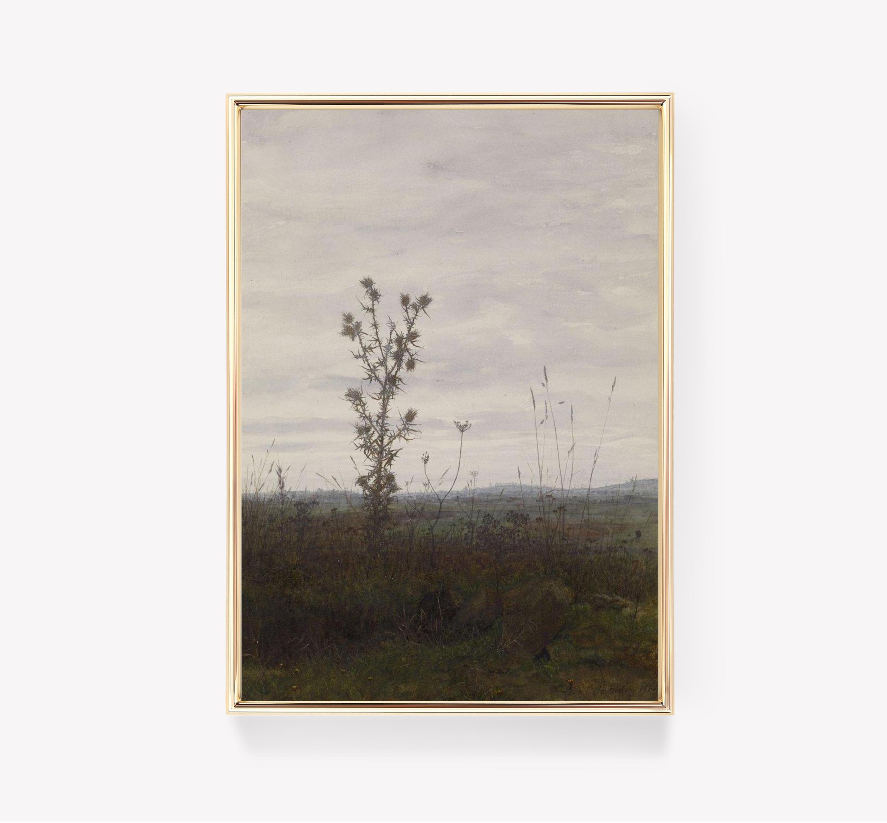 Vintage Landscape Antique Thistle Awesome Poster (No Frame) Vintage Landscape Antique Thistle Awesome Poster (No Frame)