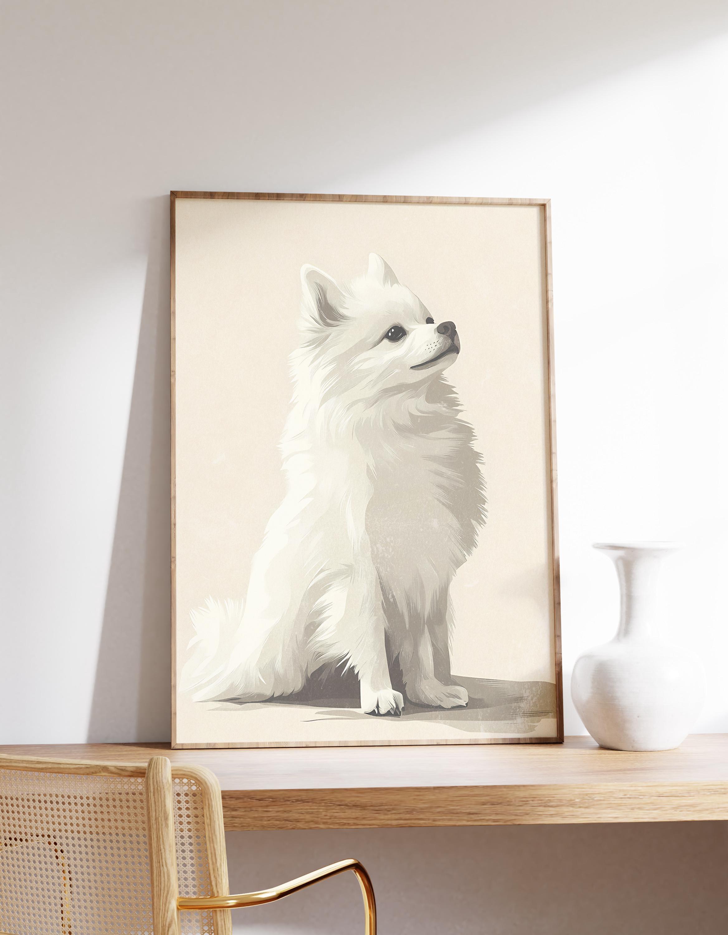 Vintage Pomeranian Dog Trending Style Poster (No Frame) Vintage Pomeranian Dog Trending Style Poster (No Frame)