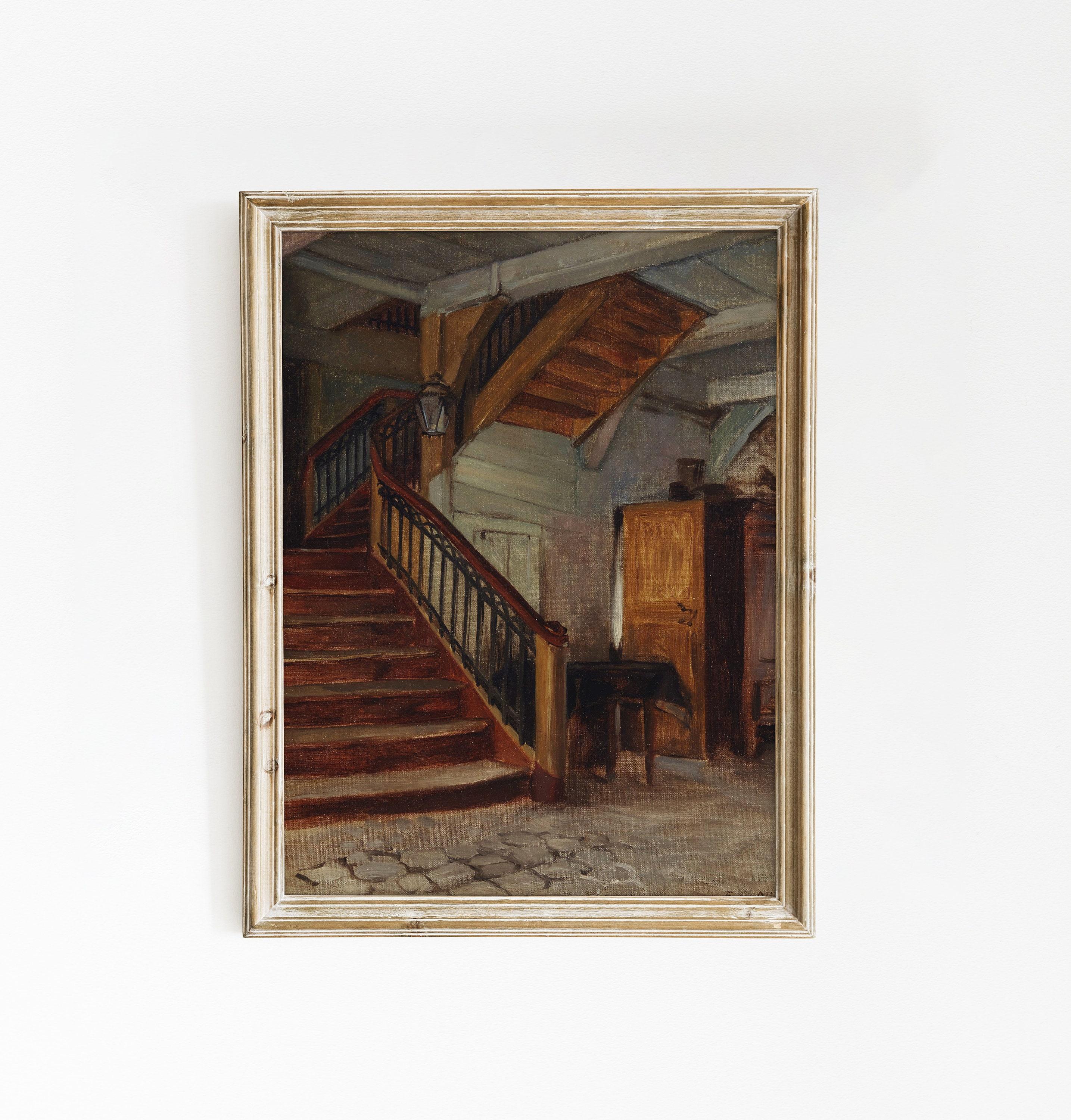 Vintage Staircase Limited Edition Posters (No Frame) Vintage Staircase Limited Edition Posters (No Frame)