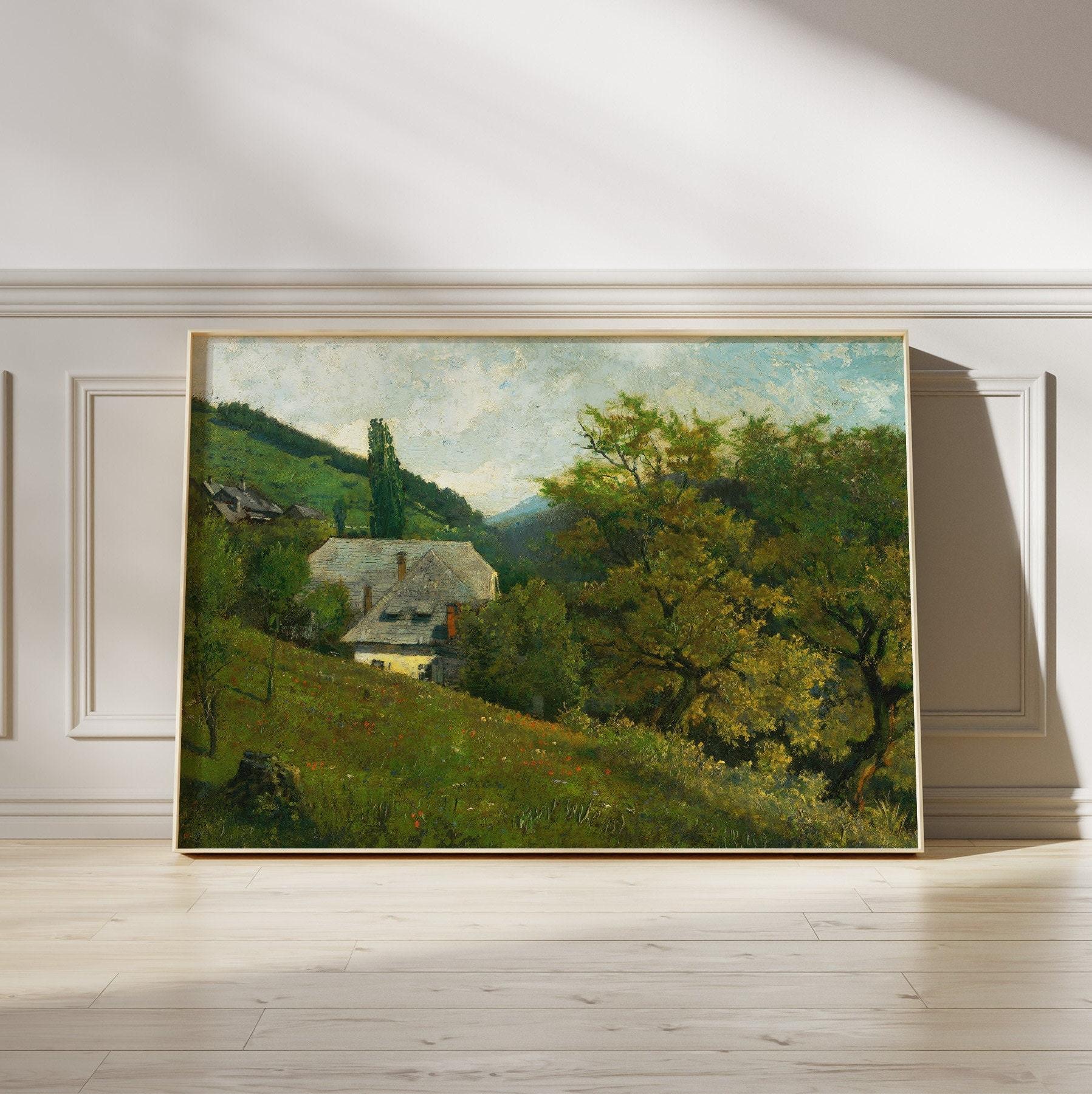 Vojtech Angyal Landscape Near Kremnica 1894 Vintage Awesome Poster (No Frame) Vojtech Angyal Landscape Near Kremnica 1894 Vintage Awesome Poster (No Frame)