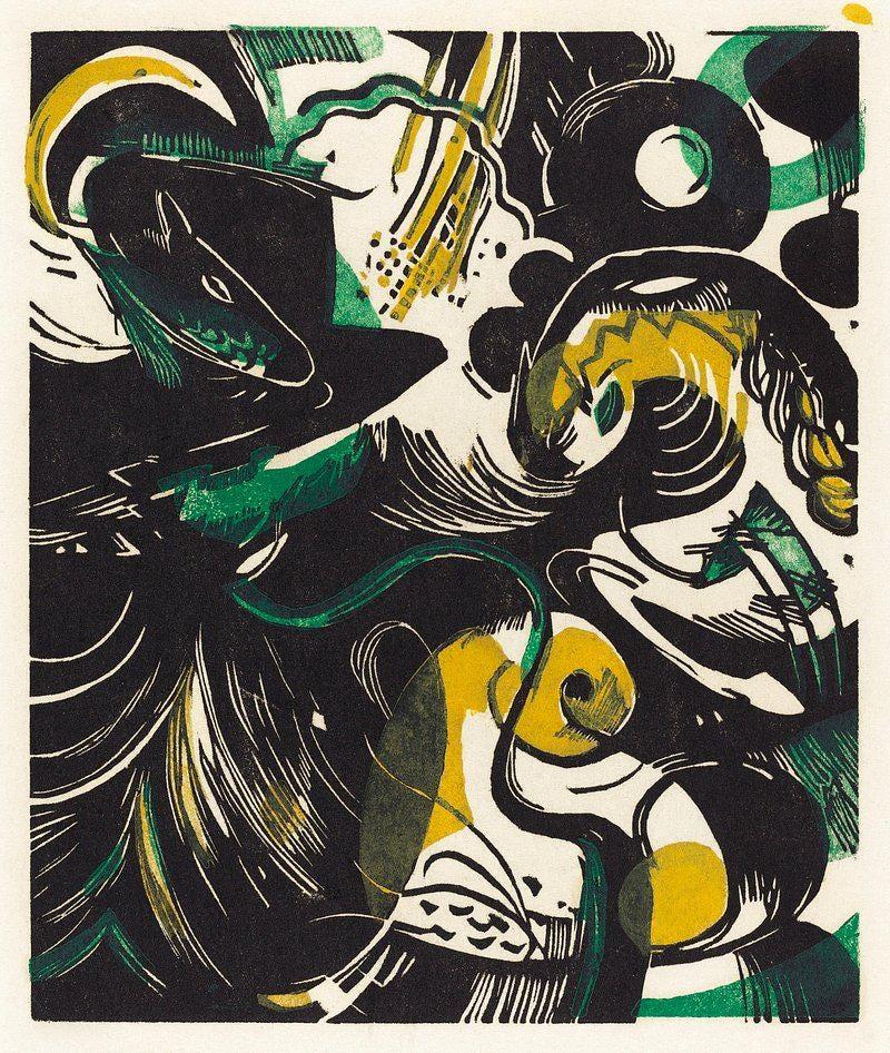 Wassily Kandinsky 7 Trending Style Poster (No Frame) Wassily Kandinsky 7 Trending Style Poster (No Frame)