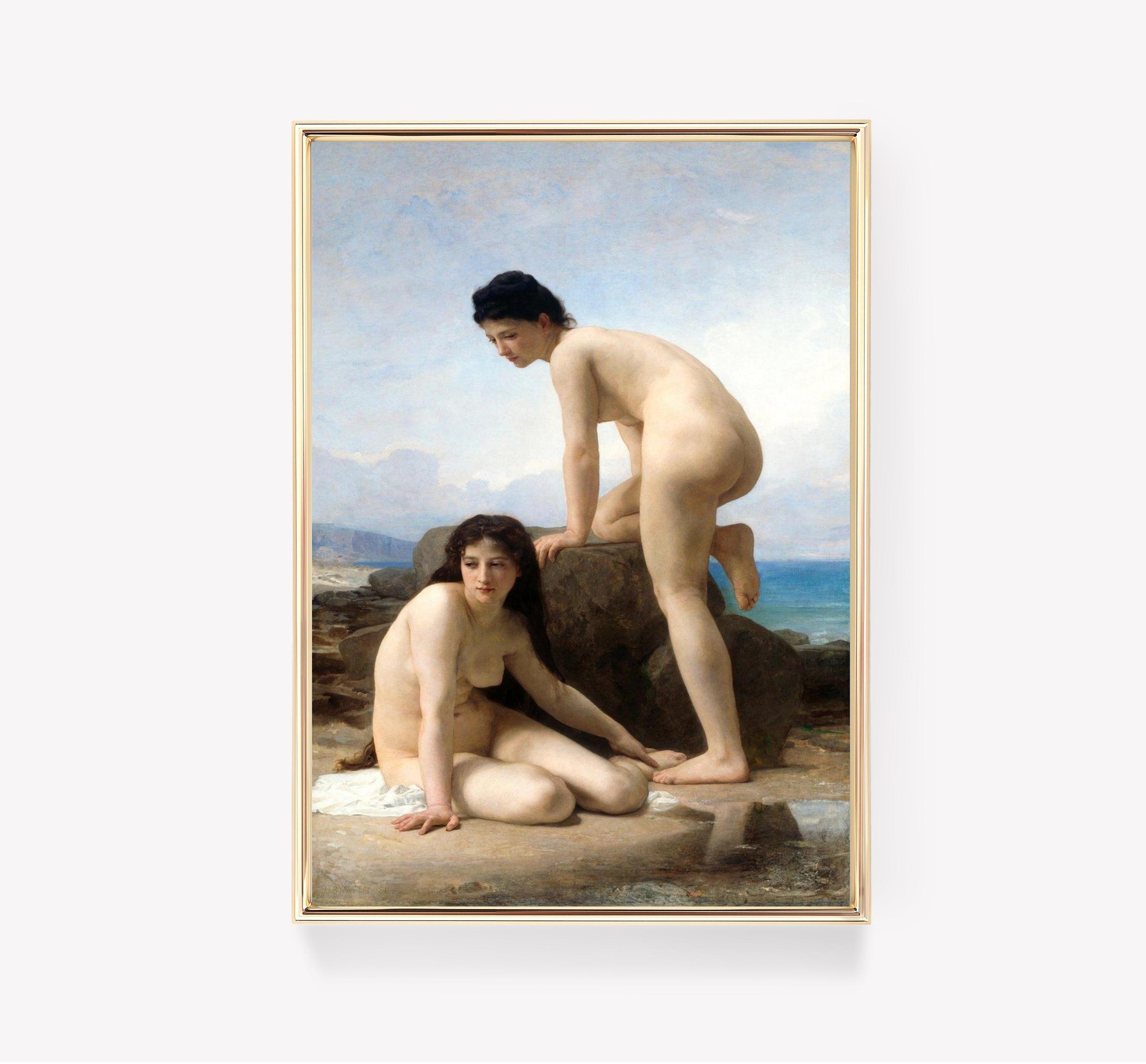William Adolphe Bouguereau The Bather Elegant Nude Art Awesome Poster (No Frame) William Adolphe Bouguereau The Bather Elegant Nude Art Awesome Poster (No Frame)