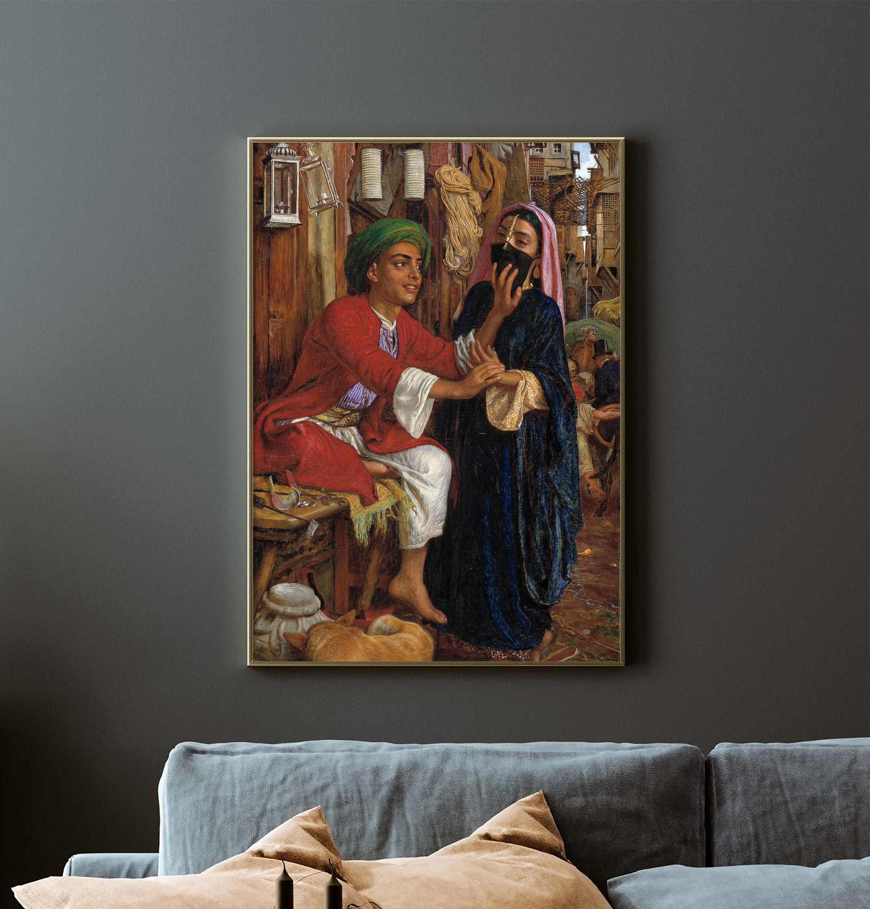 William Holman Hunt Street Scene In Cairo The Lantern Makers Courtship 1861 Awesome Poster (No Frame) William Holman Hunt Street Scene In Cairo The Lantern Makers Courtship 1861 Awesome Poster (No Frame)