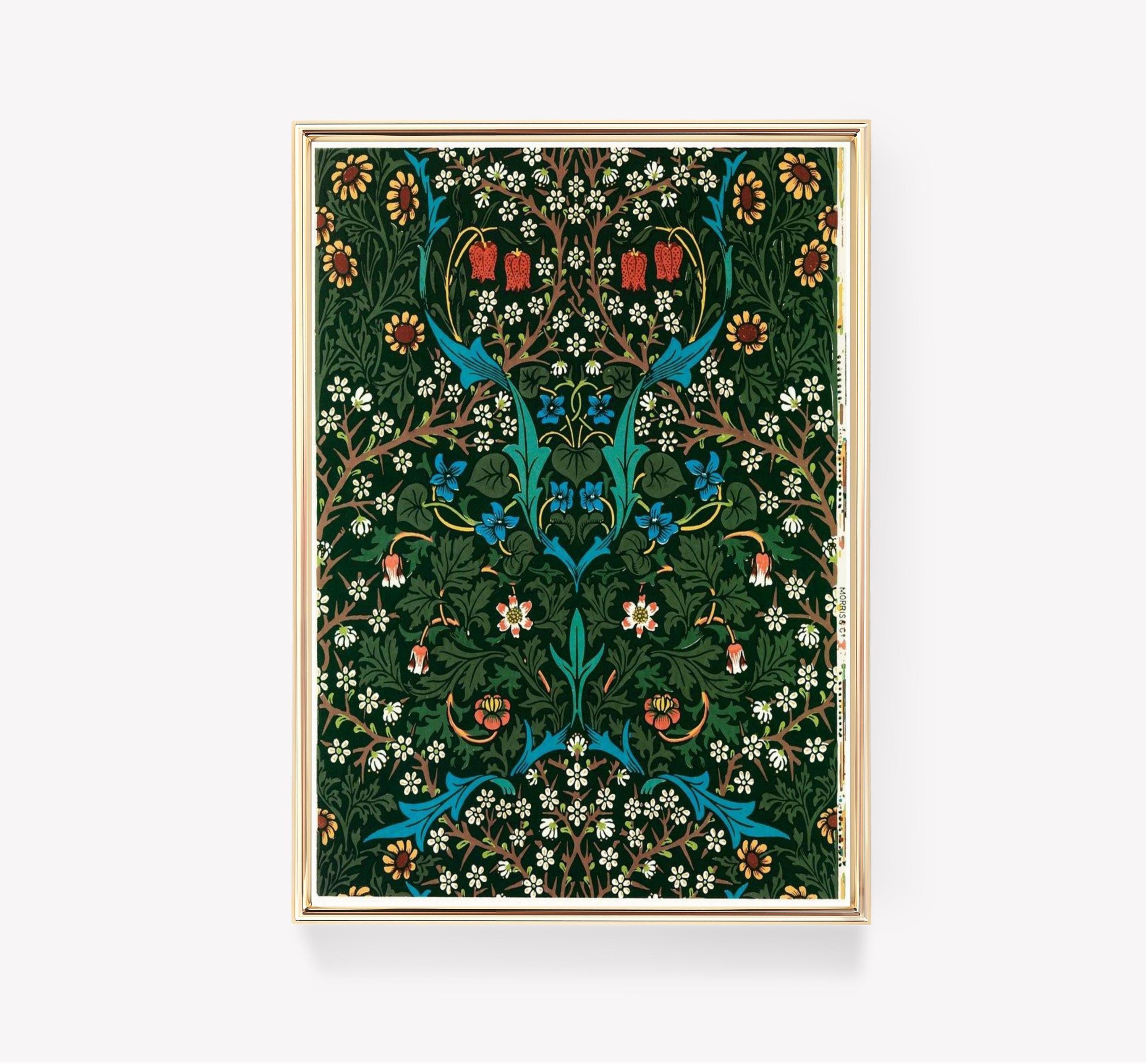 William Morris Blackthorn Vintage Awesome Poster (No Frame) William Morris Blackthorn Vintage Awesome Poster (No Frame)