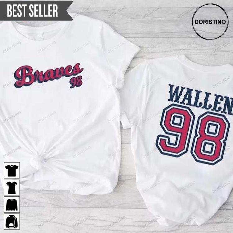 Morgan Wallen 98 Braves One Thing At A Time Short-sleeve Shirt