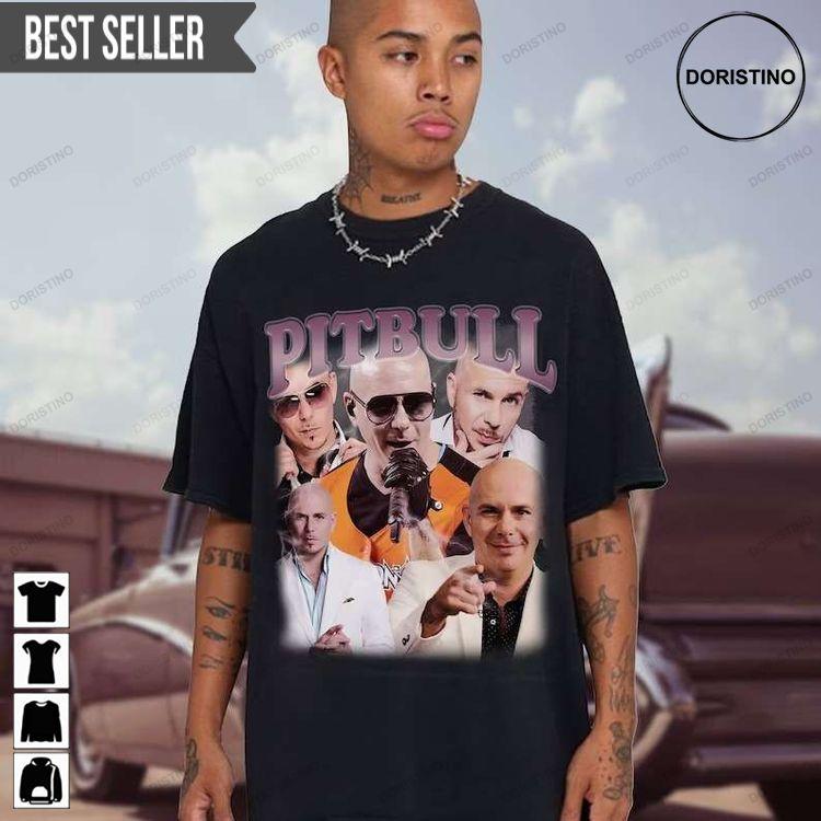 Pitbull Hip Hop Short Sleeve Tshirt Pitbull Hip Hop Short Sleeve Tshirt