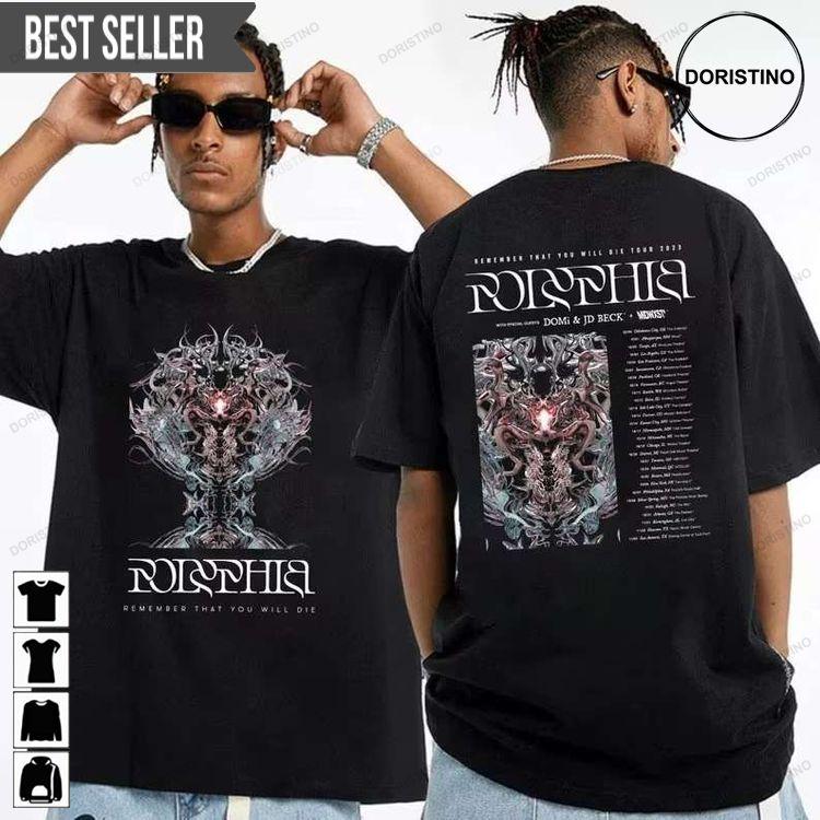 Polyphia Remember That You Will Die Tour 2023 Short-sleeve Shirt Polyphia Remember That You Will Die Tour 2023 Short-sleeve Shirt