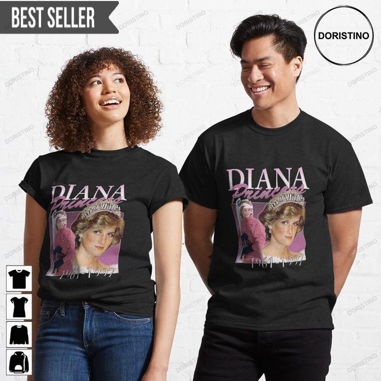 Princess Diana Vintage 90s Unisex Awesome Shirt Princess Diana Vintage 90s Unisex Awesome Shirt