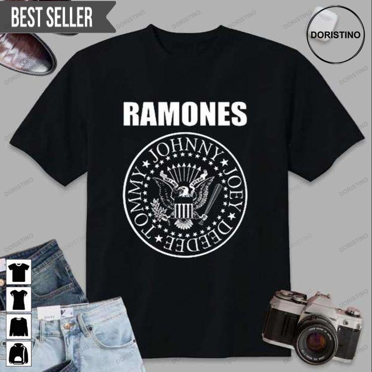 Ramones Presidential Seal Graphic Awesome Shirt Ramones Presidential Seal Graphic Awesome Shirt
