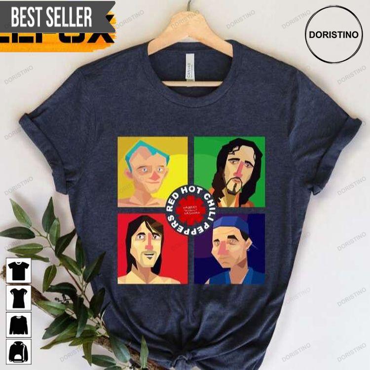 Red Hot Chili Peppers Rock Band Faces Shirt Red Hot Chili Peppers Rock Band Faces Shirt