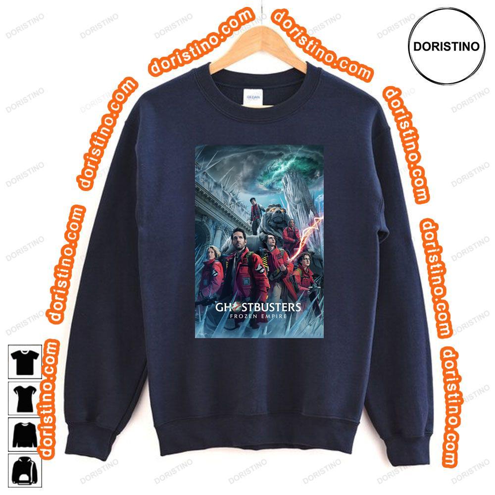 Movie Ghostbusters Frozen Empire Tshirt Movie Ghostbusters Frozen Empire Tshirt