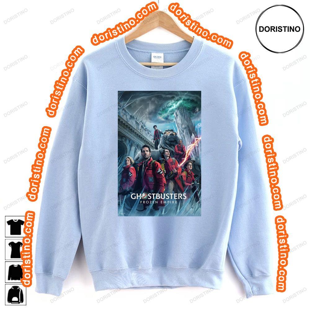 Movie Ghostbusters Frozen Empire Tshirt Movie Ghostbusters Frozen Empire Tshirt