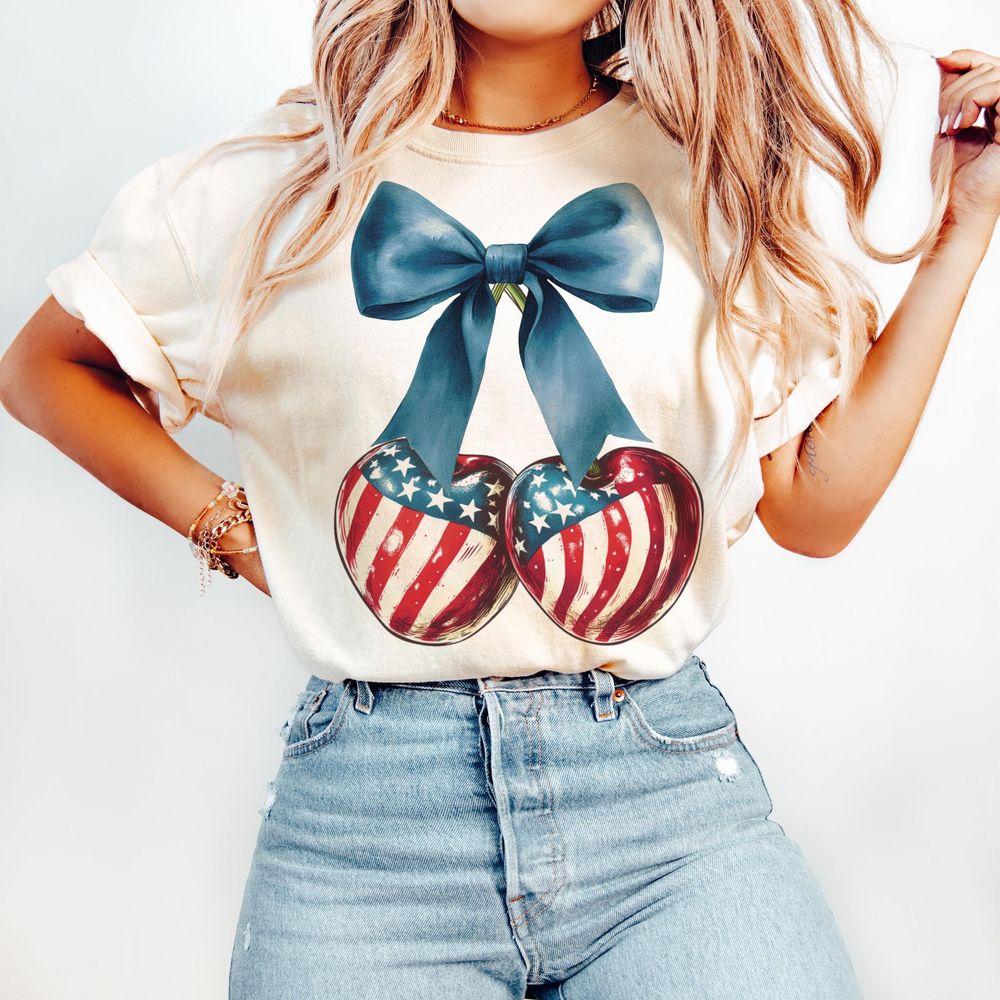 4th Of July Cherry Tshirt