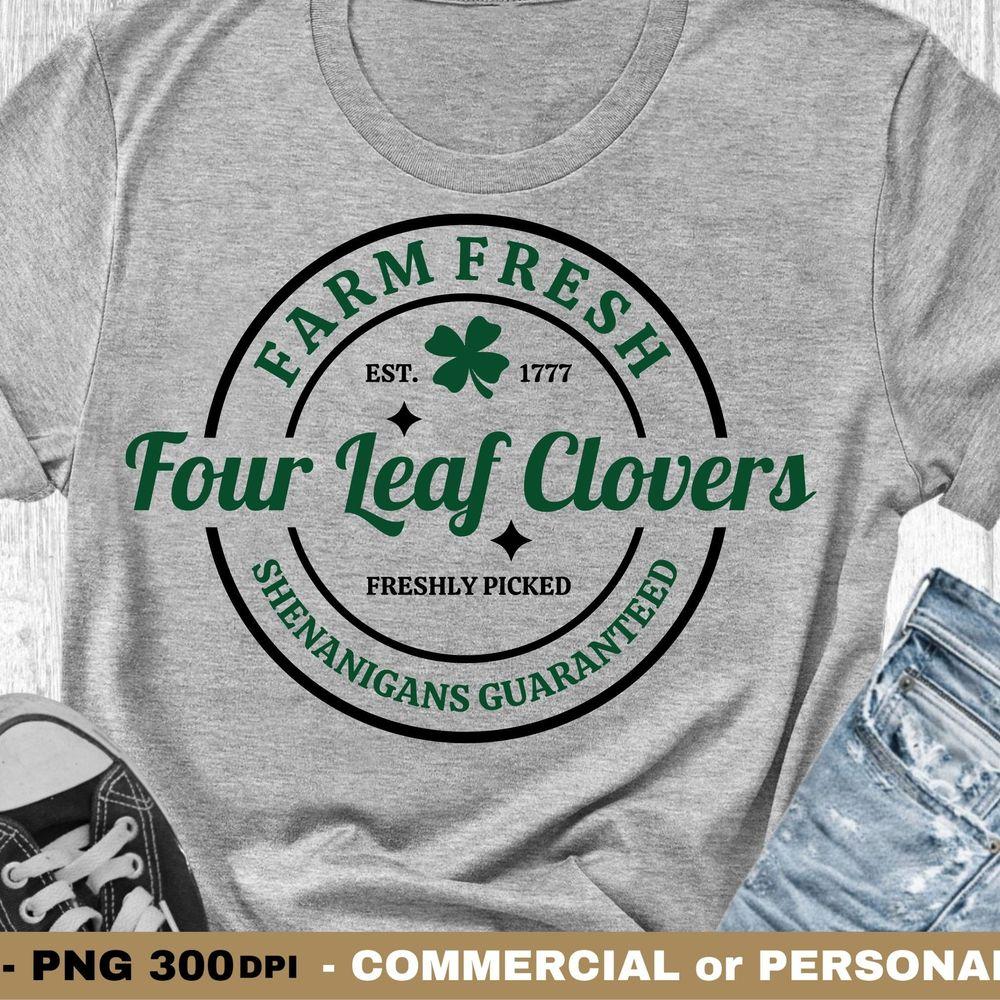 Farm Fresh Four Leaf Clovers 2 Tshirt
