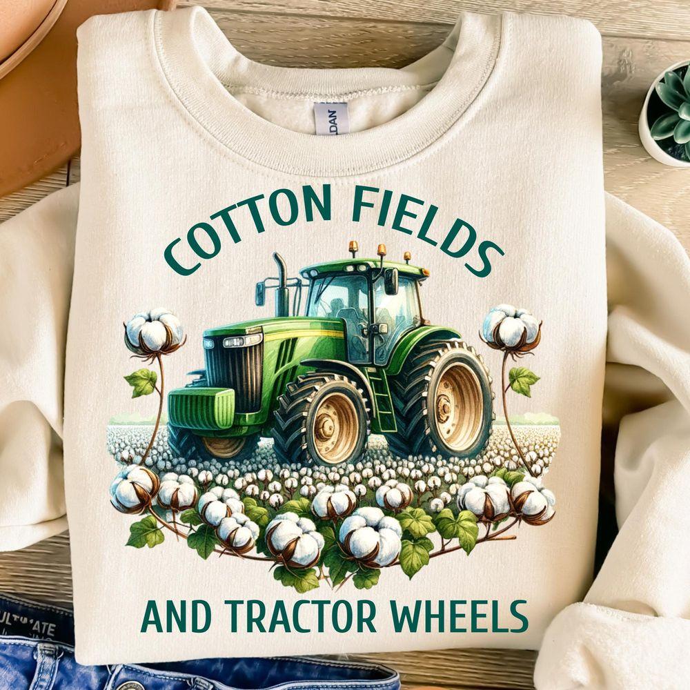 Fields And Tractor Wheels Shirt