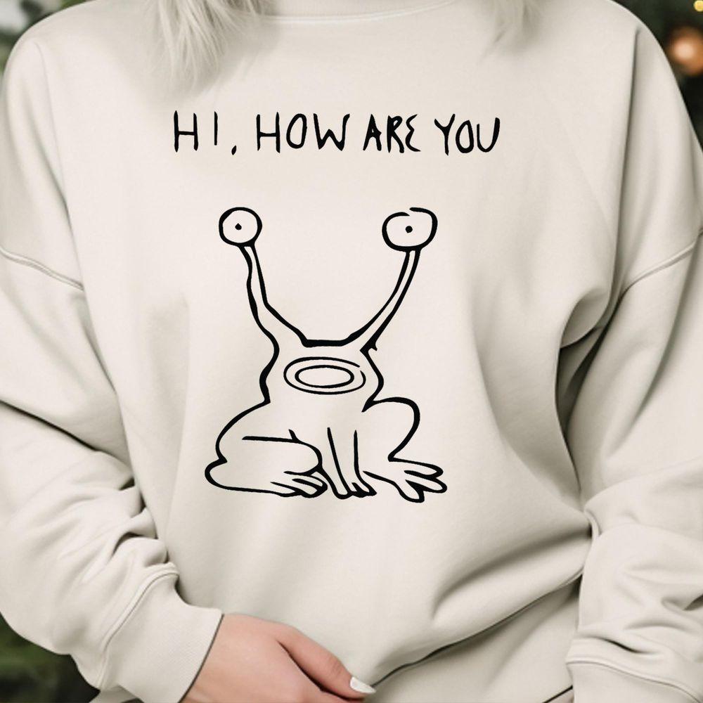 Hi How Are You Daniel Johnston Album Cover Austin Texas Keep Austin Weird Frog Awesome Shirt