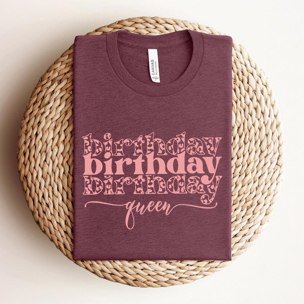 Leopard Birthday Queen Shirt